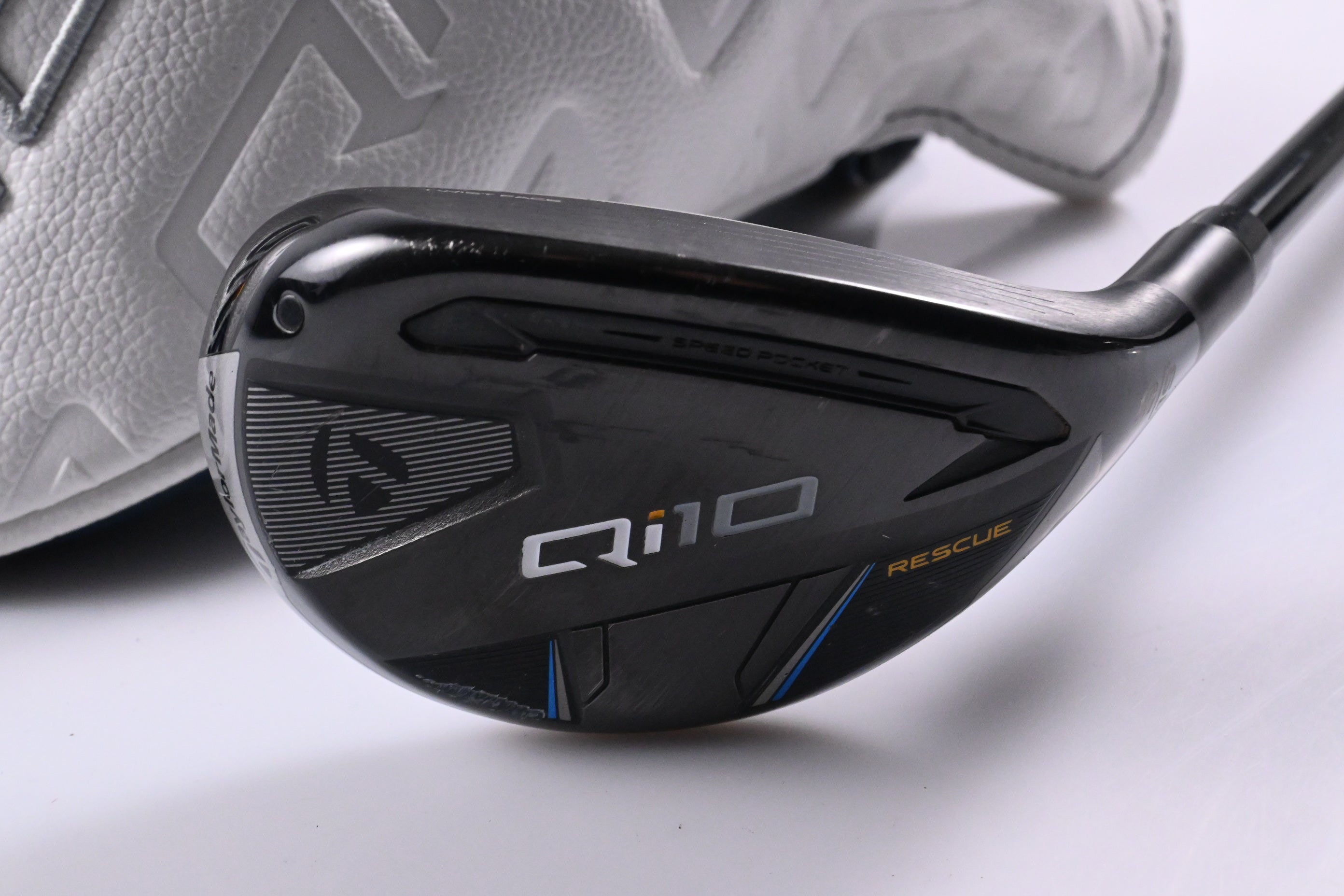 Taylormade Qi10 #3 Hybrid / 19 Degree / Stiff Flex Fujikura Ventus TR Blue 7