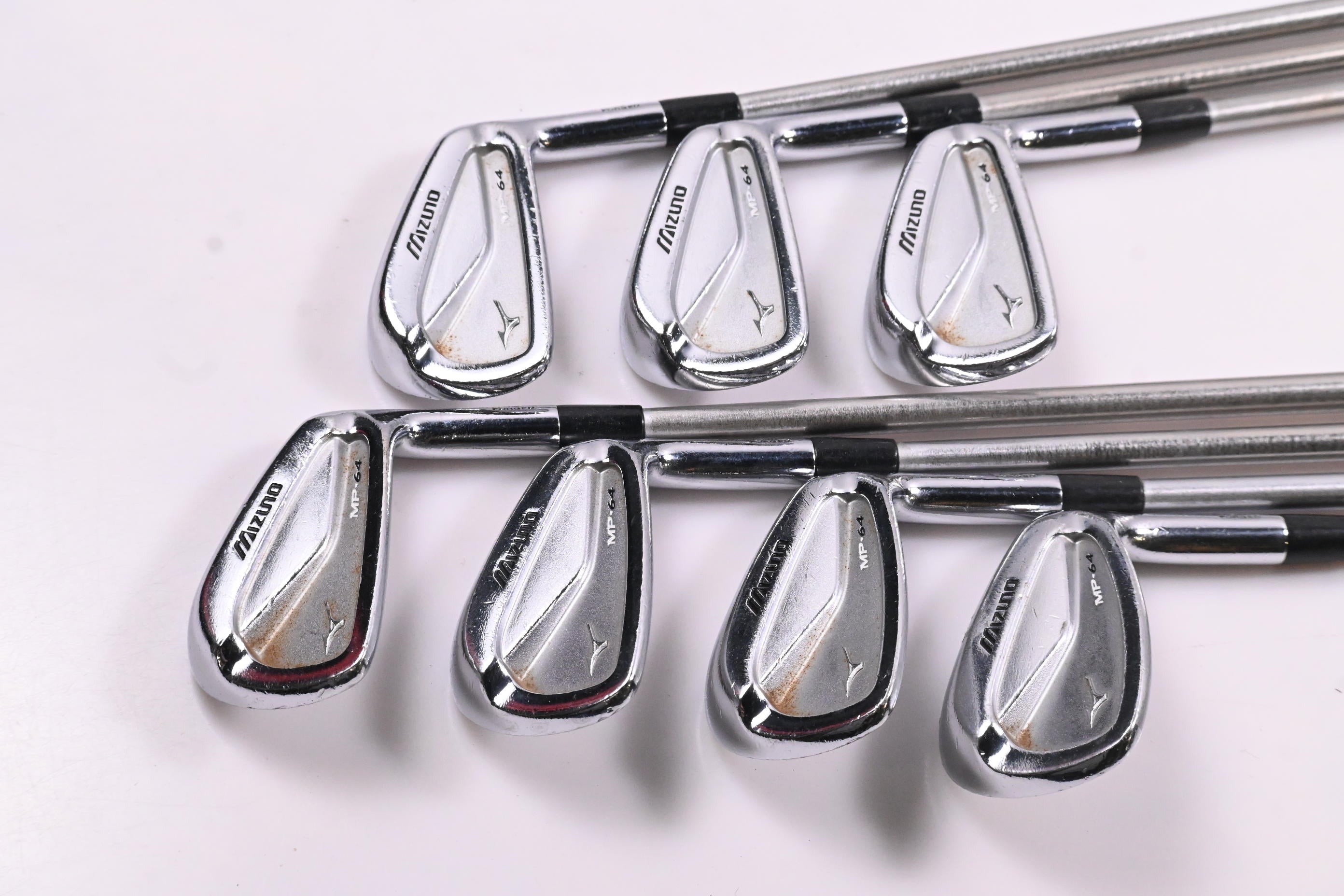 Mizuno MP-64 Irons / 4-PW / X-Flex KBS Tour C-Taper 130 Shafts