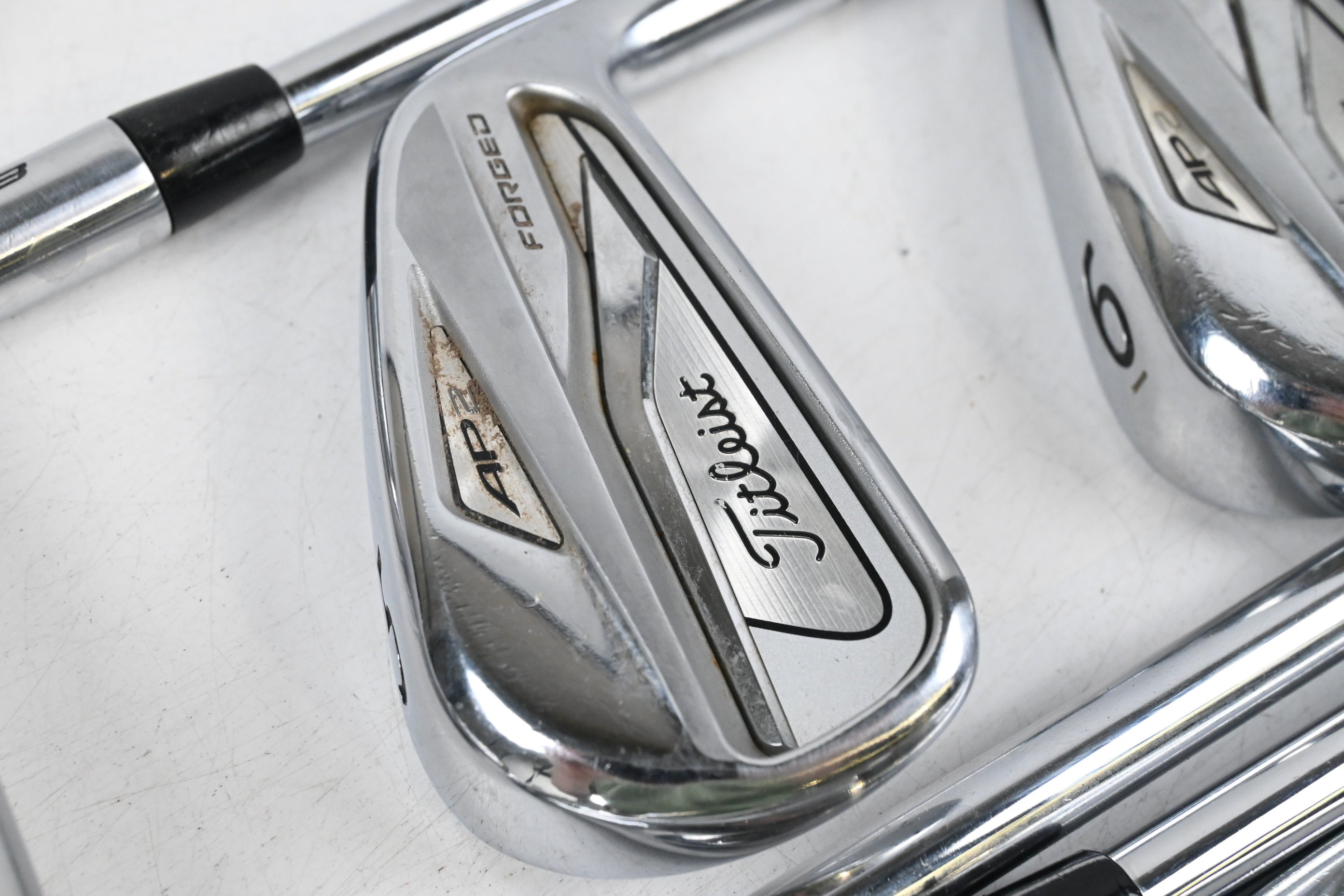 Titleist 718 AP2 Irons / 4-PW / Stiff Flex AMT Tour White S300 Steel Shafts