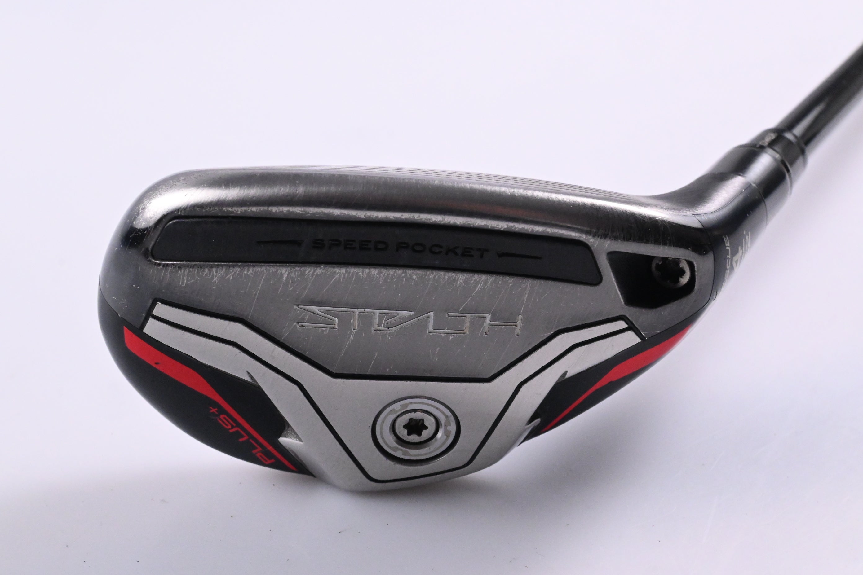 Taylormade Stealth Plus #4 Hybrid / 22 Degree / Regular Flex HZRDUS Smoke Red