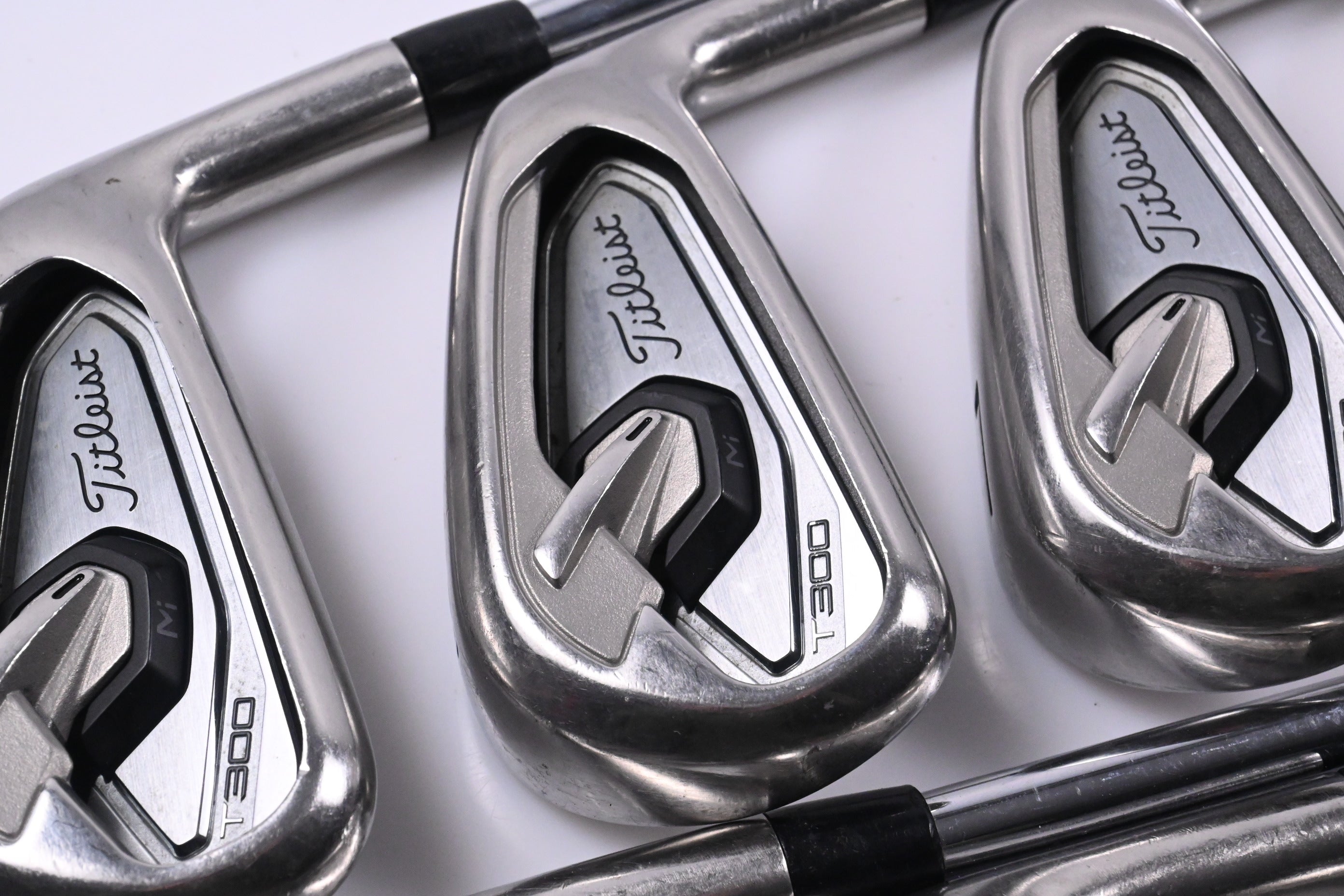 Titleist T300 2019 Irons / 5-PW+48°+53° / Stiff Flex AMT Red S300 Shafts