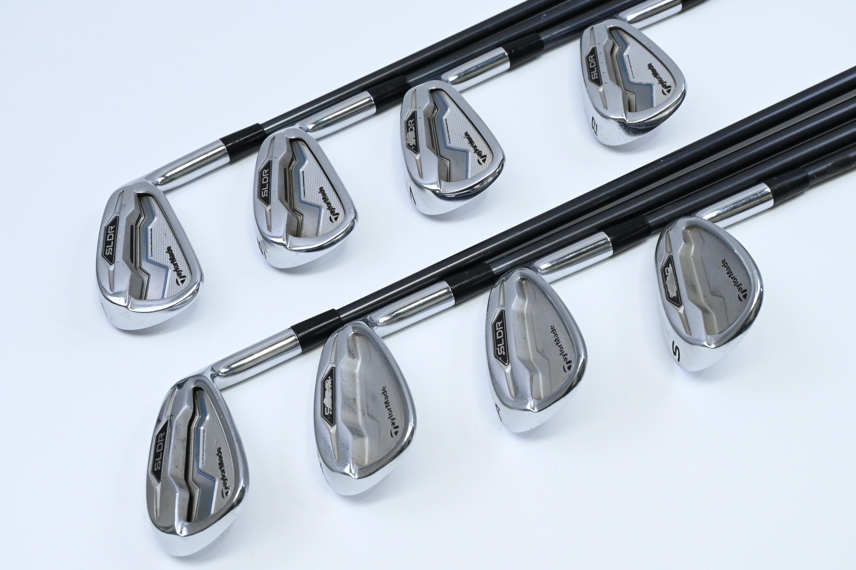 Taylormade SLDR Irons / 5-PW+AW+SW / Regular Flex Fujikura SLDR 67 Shafts