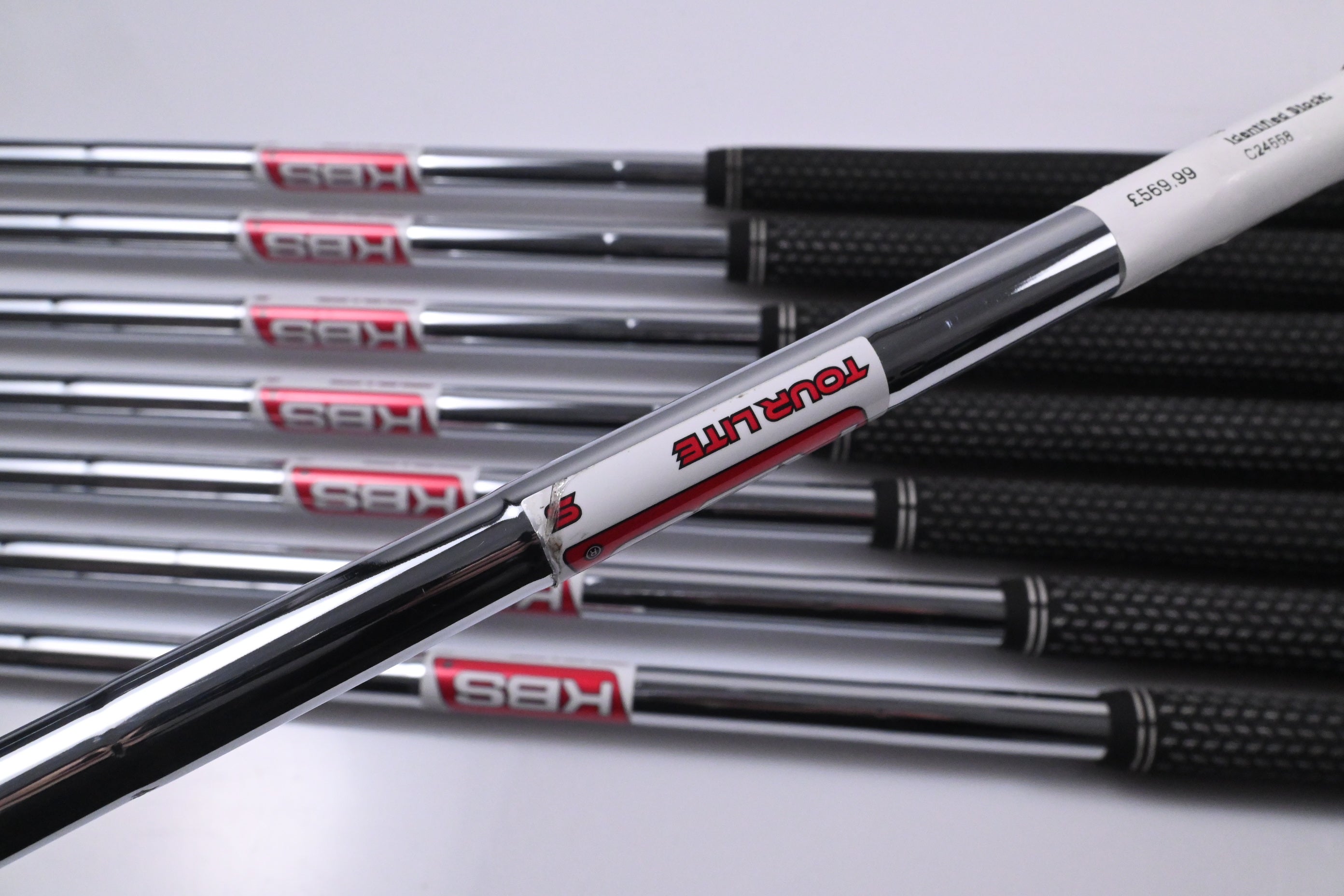 Cobra Darkspeed Irons / 4-PW+GW / Stiff Flex KBS Tour Lite Shafts
