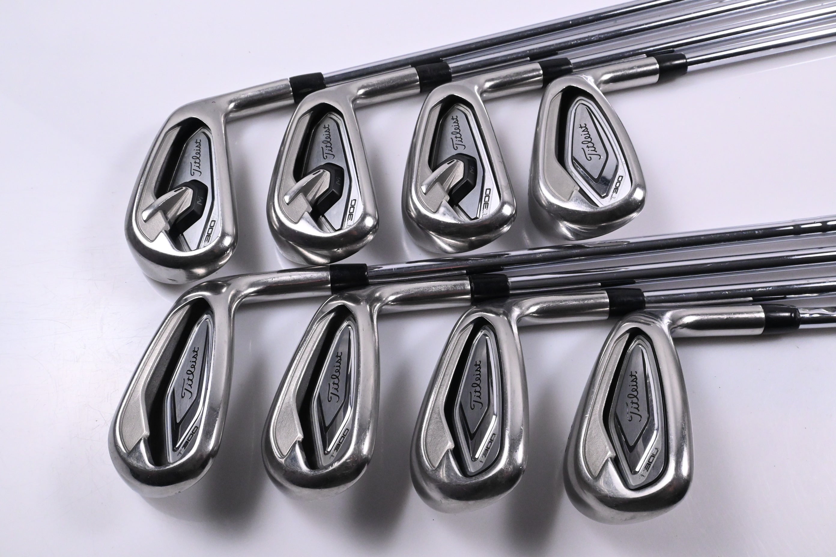 Titleist T300 2019 Irons / 5-PW+48°+53° / Stiff Flex AMT Red S300 Shafts