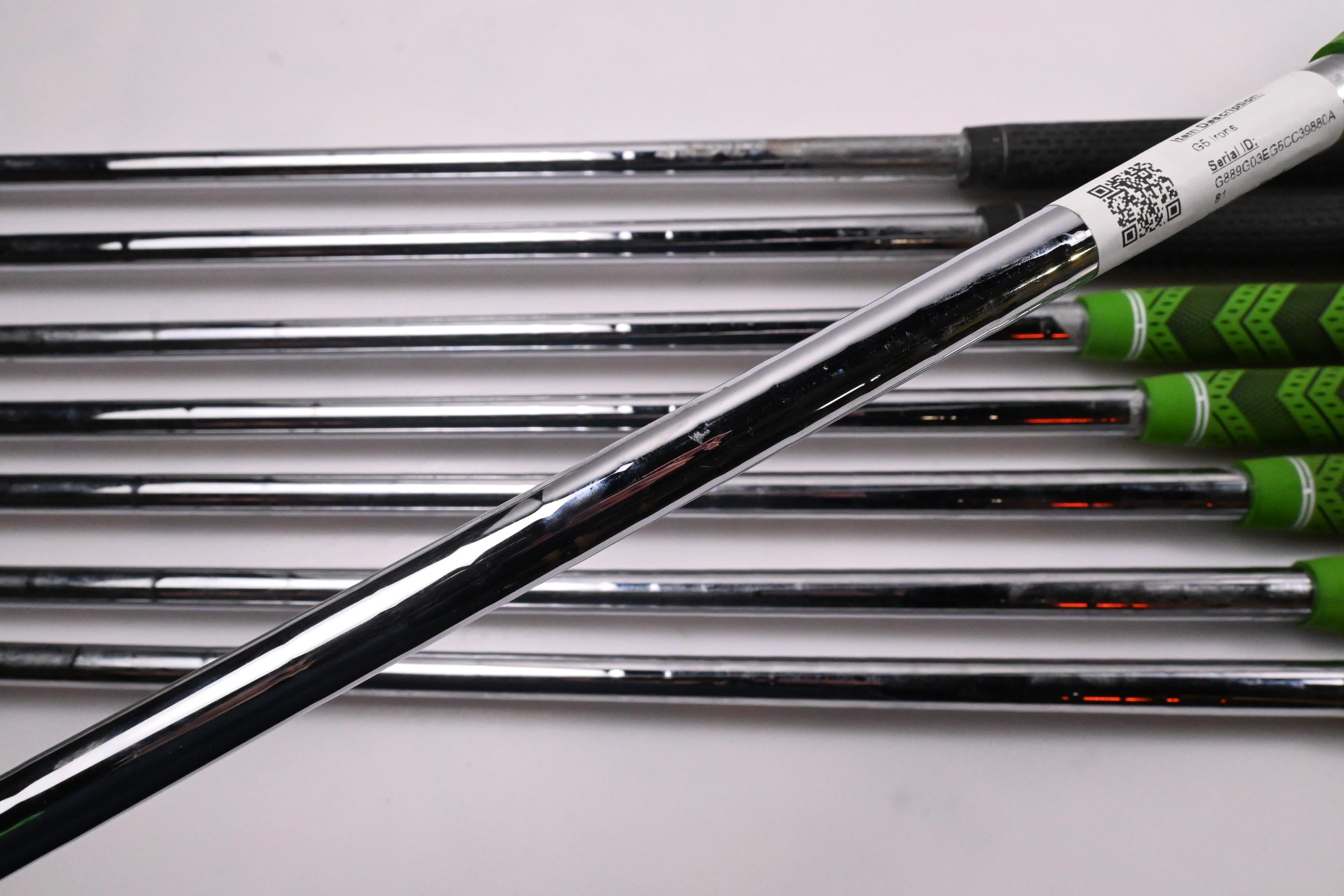 Ping G5 Irons / 3-PW / White Dot / Regular Flex Ping Shafts