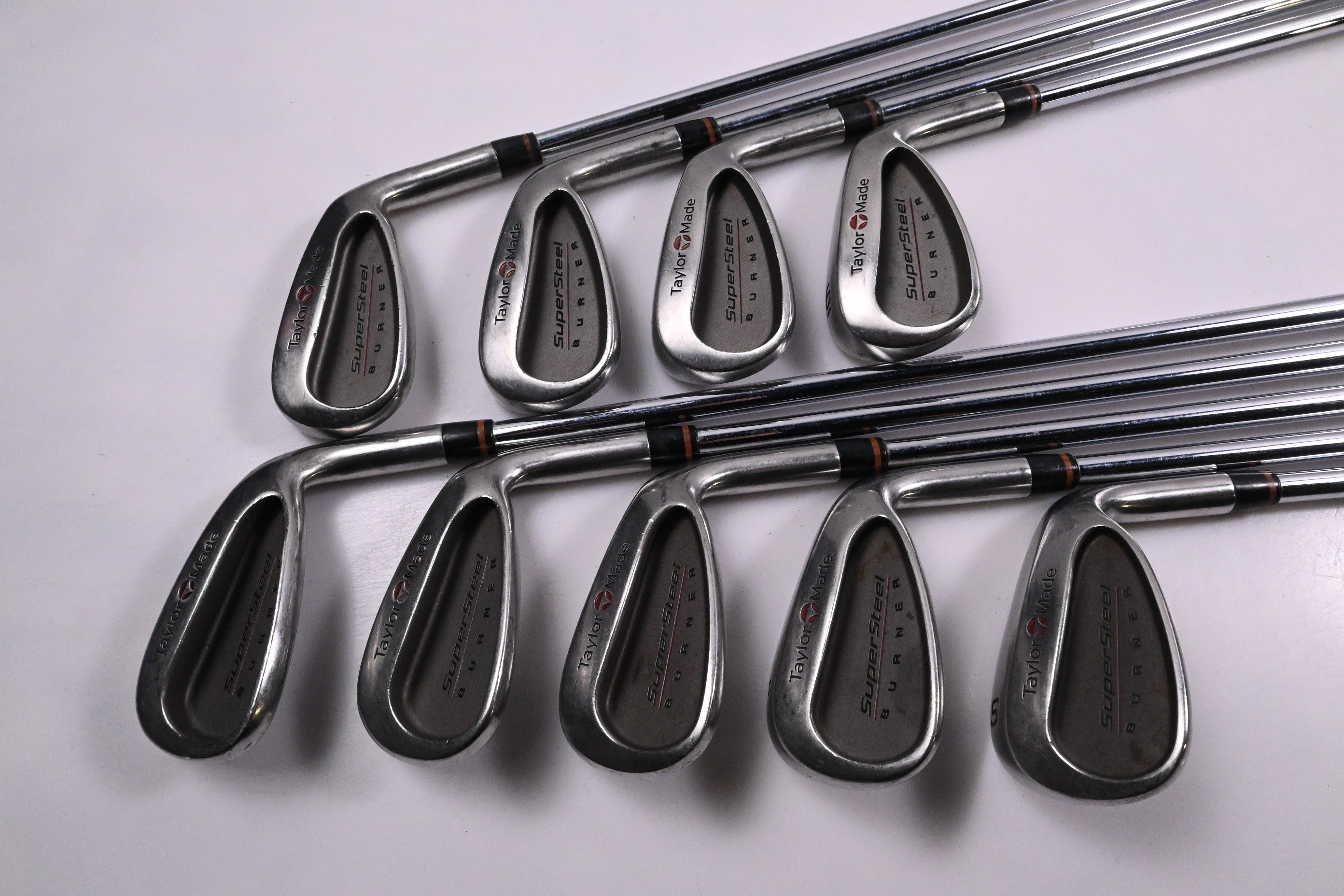 Taylormade Supersteel Irons / 3-PW+SW / Regular Flex Taylormade 80 Shafts