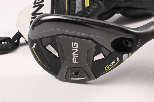 Ping G430 #5 Hybrid / 26 Degree / Stiff Flex HZRDUS Smoke Red RDX 80 Shaft