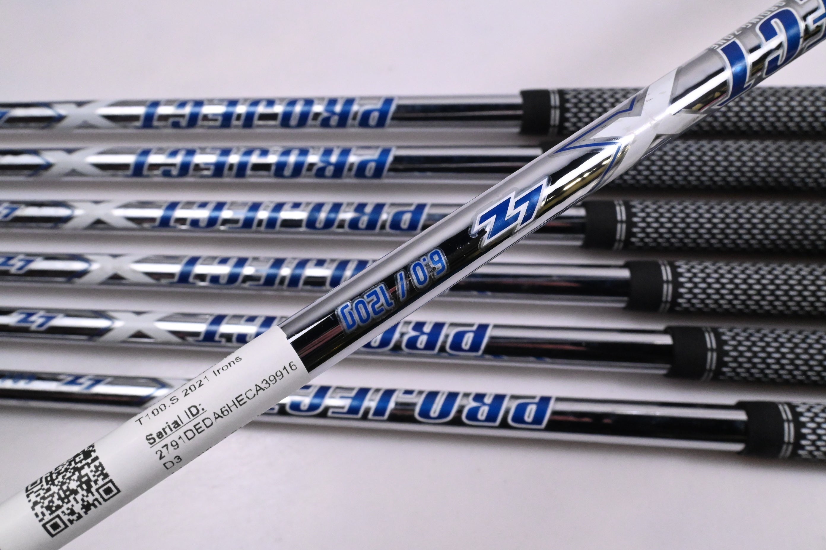 Titleist T100.S 2021 Irons / 5-PW+48° / Stiff Flex Project X LZ 120 Shafts