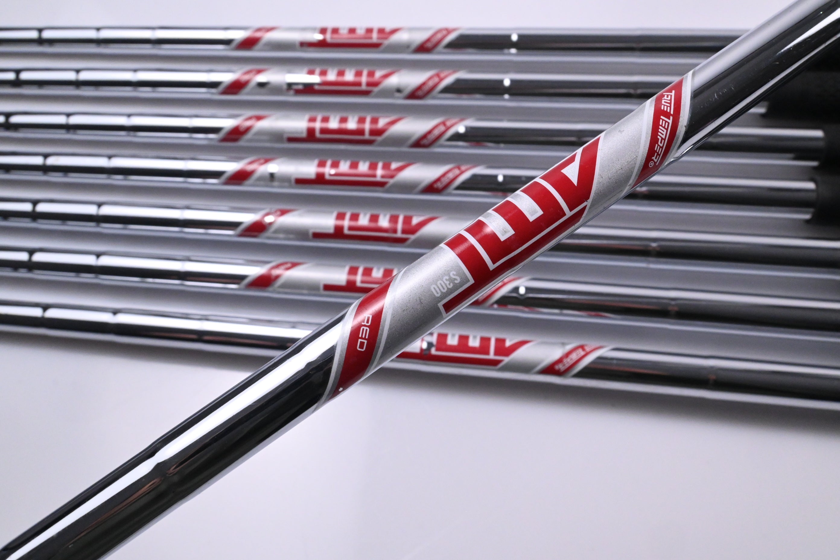 Titleist T300 2019 Irons / 5-PW+48°+53° / Stiff Flex AMT Red S300 Shafts