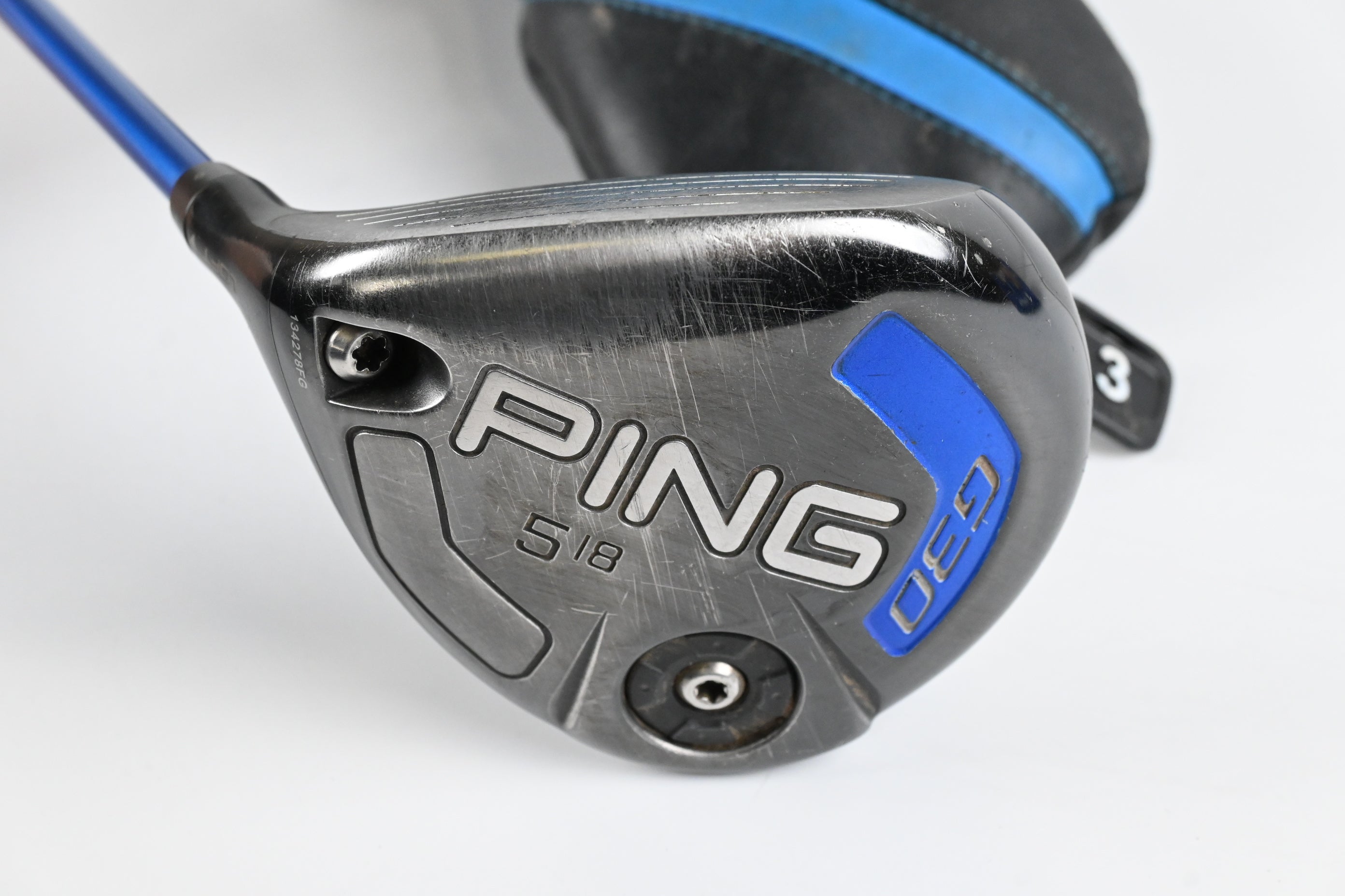 Left Hand Ping G30 #5 Wood / 18 Degree / Regular Flex Ping TFC 419 Shaft