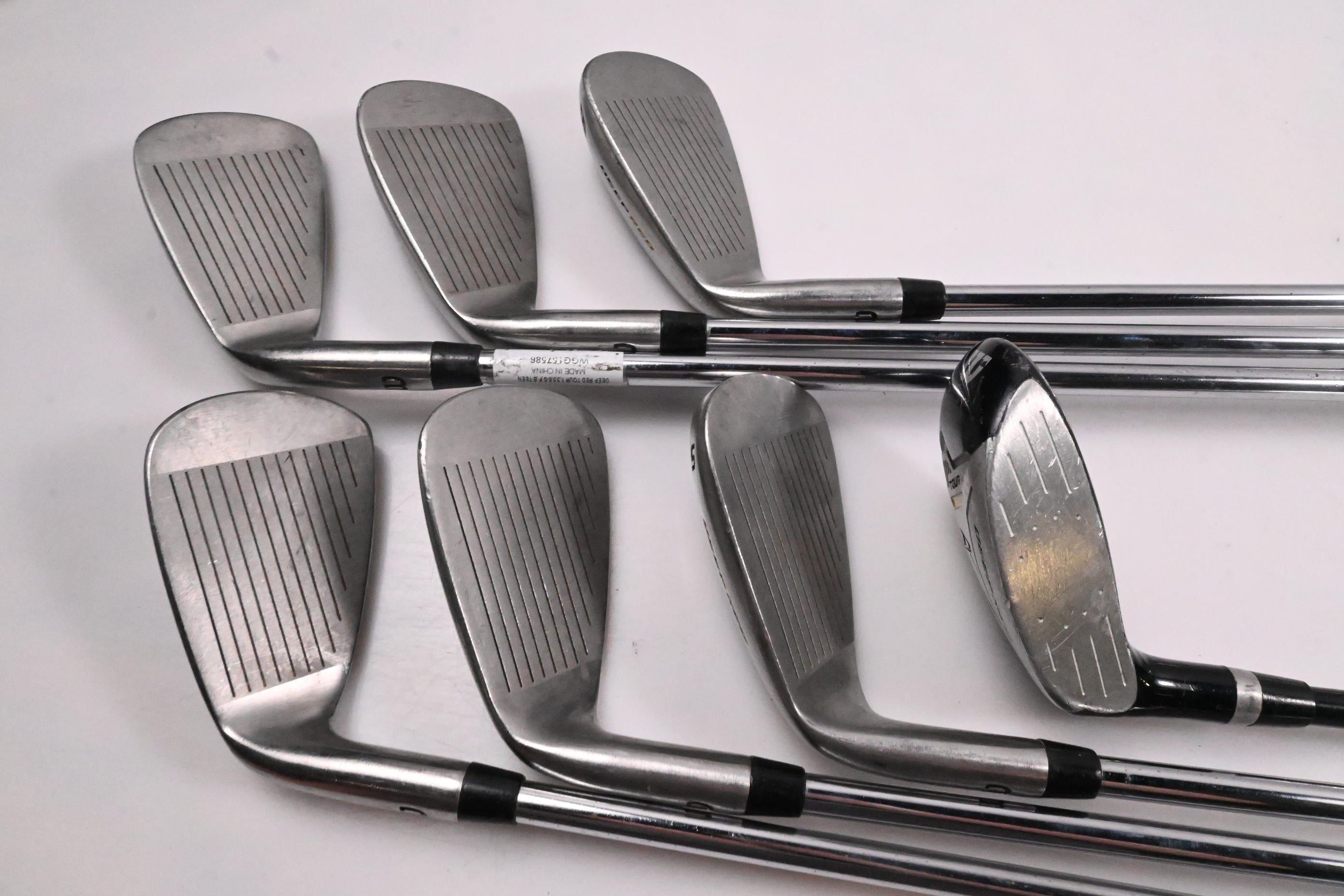 Wilson Deep Red Tour Irons / 5h+6-PW+SW / Regular Flex Deep Red Tour Shafts