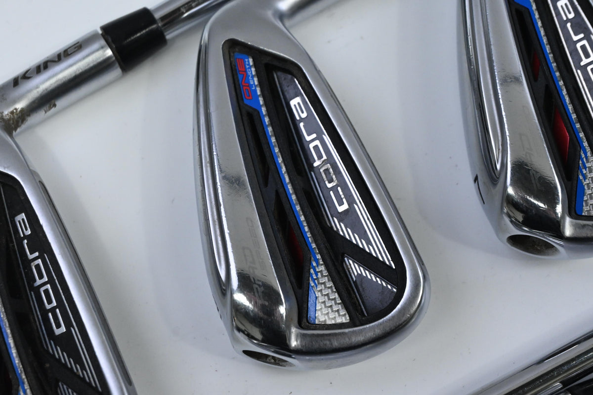 Cobra King Radspeed One Length Irons / 5-PW / Regular Flex KBS $-Taper Lite
