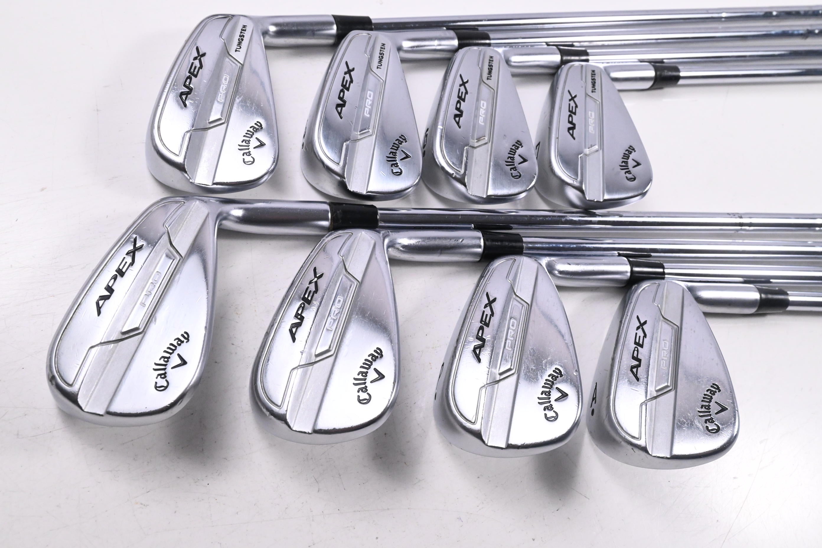 Callaway Apex Pro 21 Irons / 4-PW+AW / Stiff Flex Dynamic Gold S200 Shafts