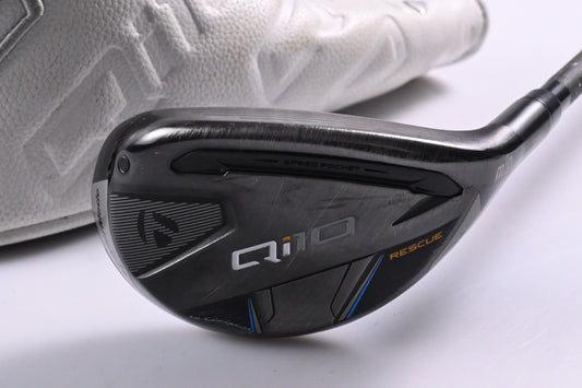 Taylormade Qi10 #3 Hybrid / 19 Degree / Regular Flex HZRDUS Smoke Red RDX 70