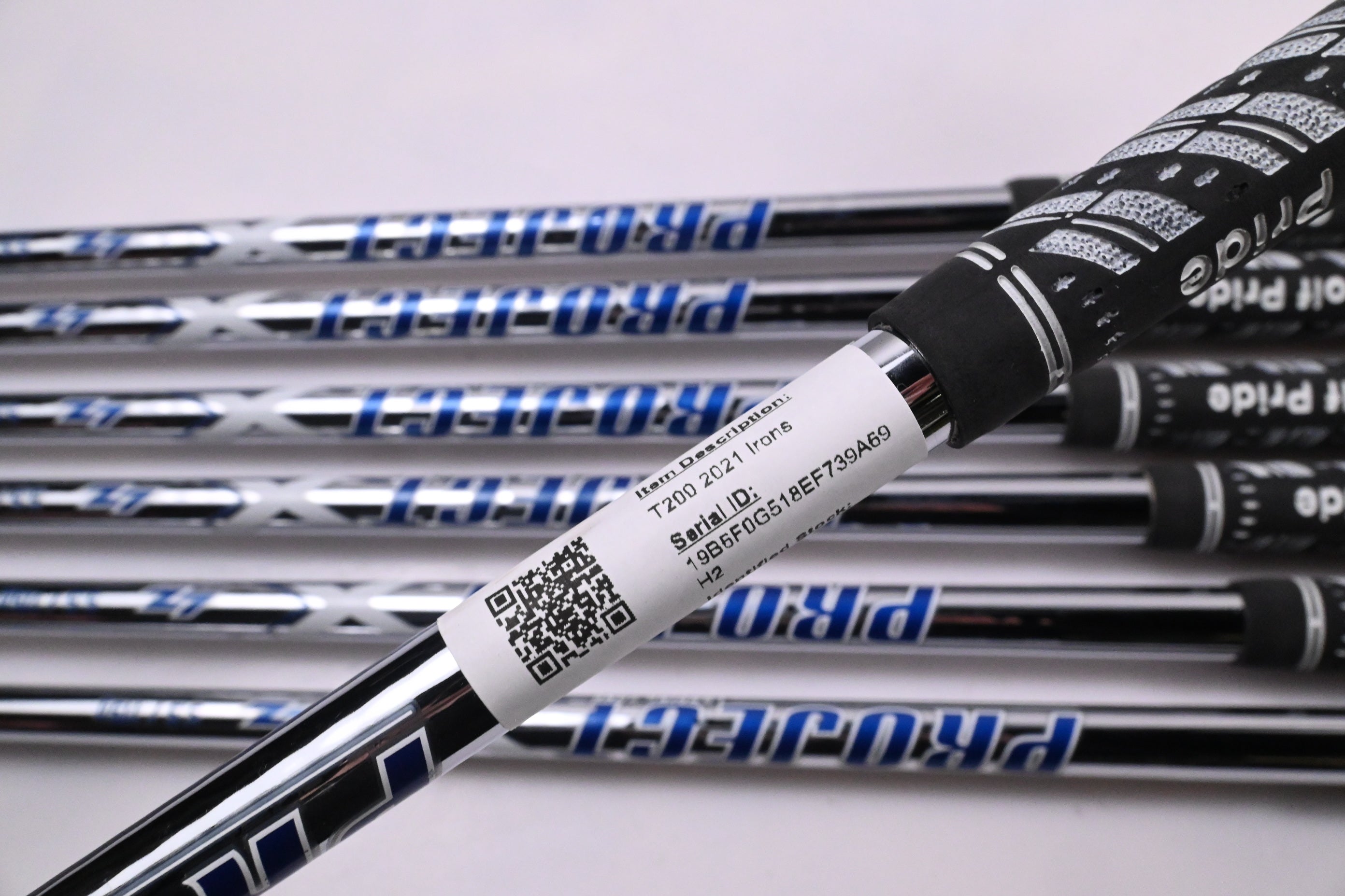 Titleist T200 2021 Irons / 5-PW+48° / Regular Flex Project X LZ 115 Shafts