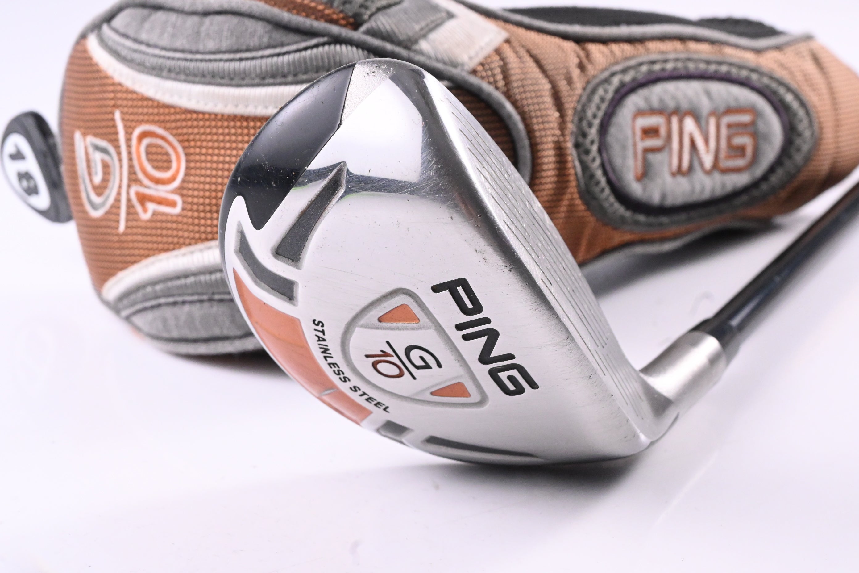 Ping G10 #2 Hybrid / 18 Degree / Stiff Flex ProLaunch Red Shaft
