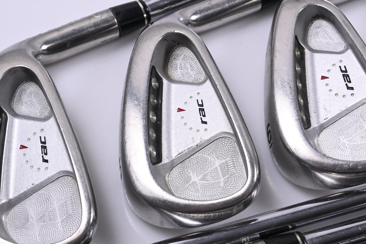 Taylormade RAC OS Irons / 4-PW+SW / Stiff Flex Taylormade RAC Shafts