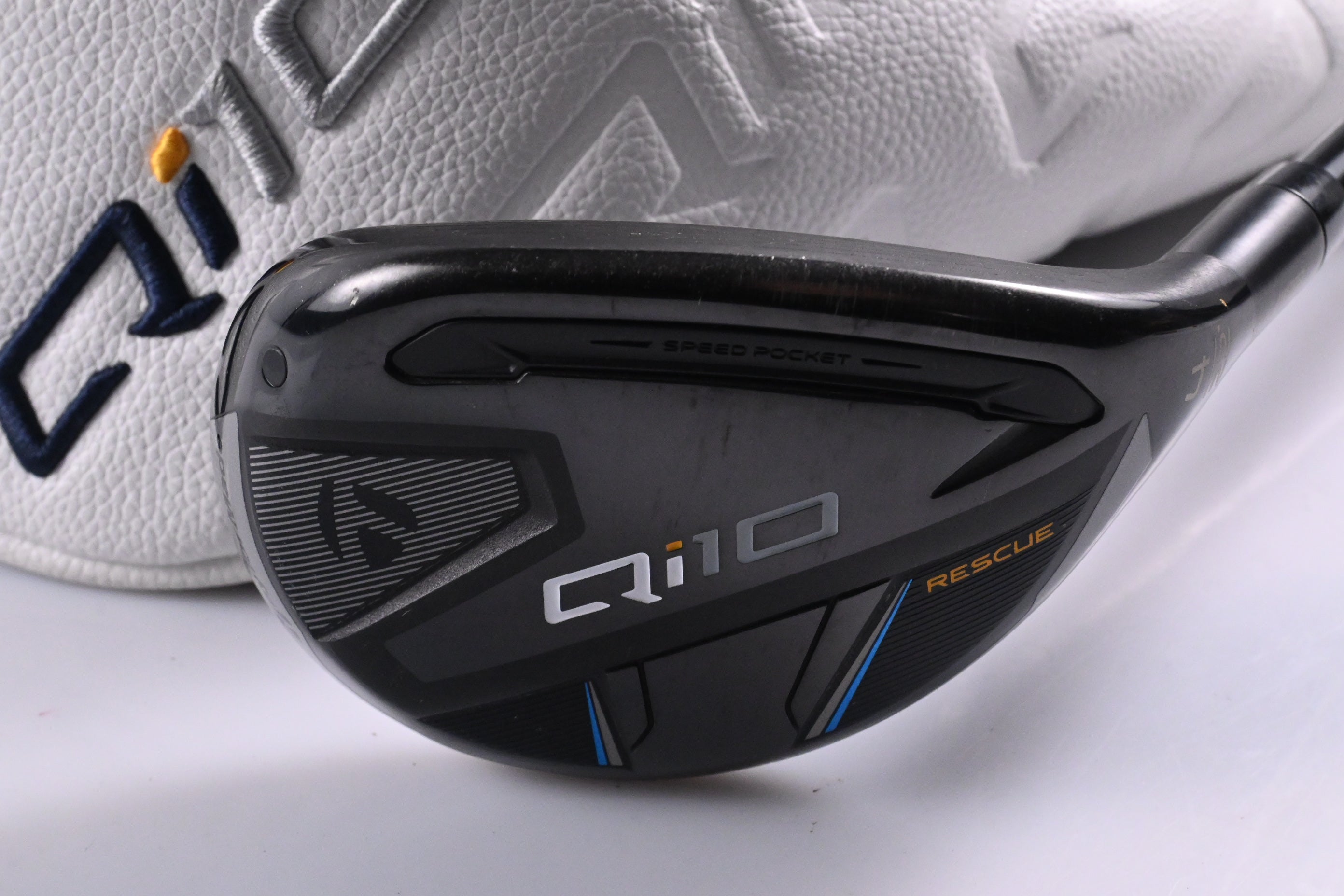 Taylormade Qi10 #4 Hybrid / 22 Degree / Regular Flex Ventus TR Blue 6 Shaft
