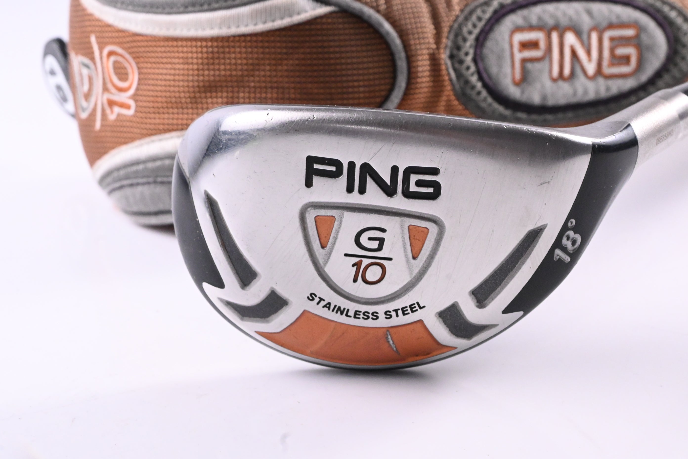 Ping G10 #2 Hybrid / 18 Degree / Stiff Flex ProLaunch Red Shaft