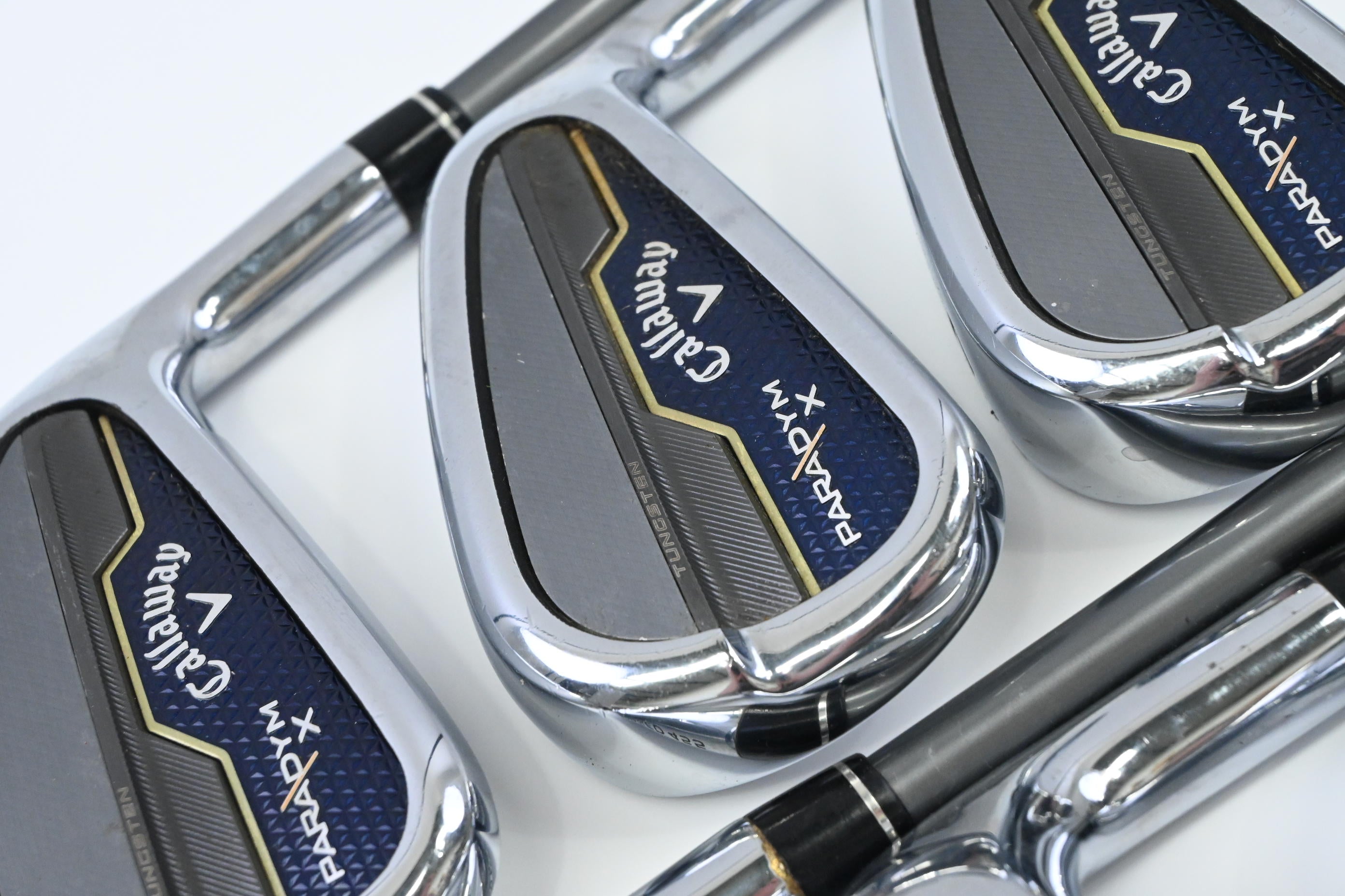 Callaway Paradym X Irons / 5-PW / Regular Flex HZRDUS Gen4 Silver 65 Shaft
