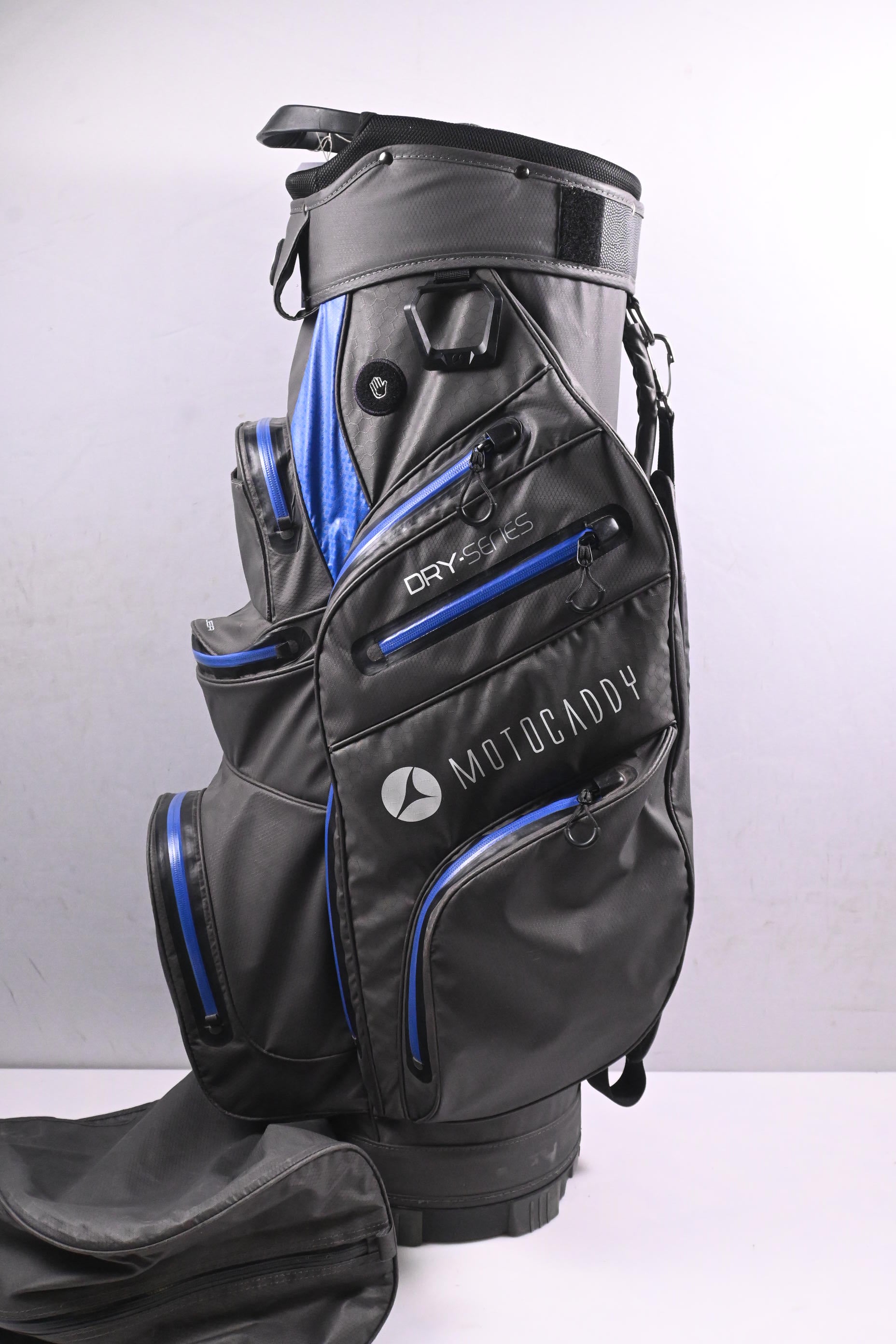 Motocaddy Dry Series Cart Bag / 14-Way Divider / Grey & Blue