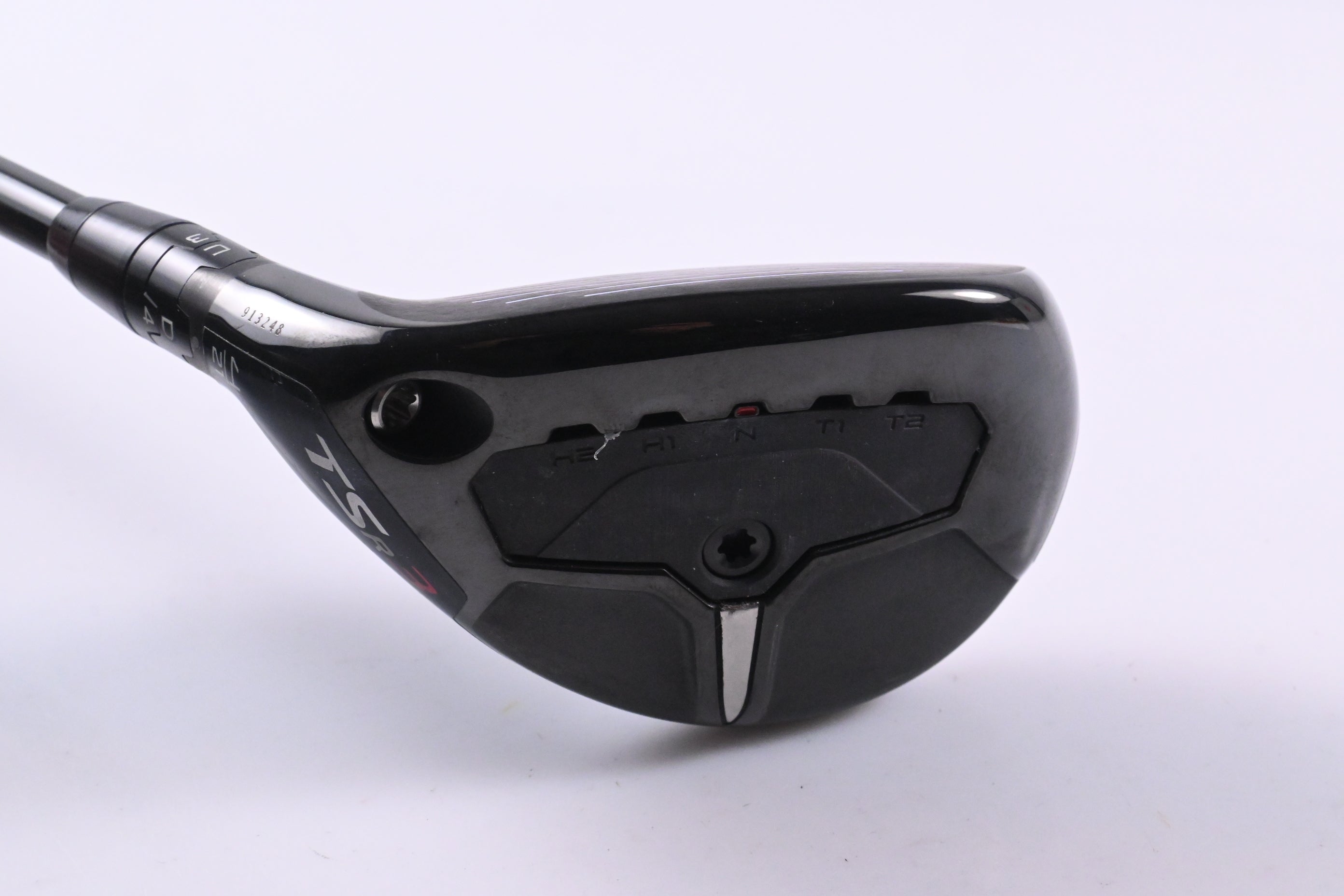 Left Hand Titleist TSR3 #4 Hybrid / 21 Degree / Stiff Flex HZRDUS Black 90 Shaft