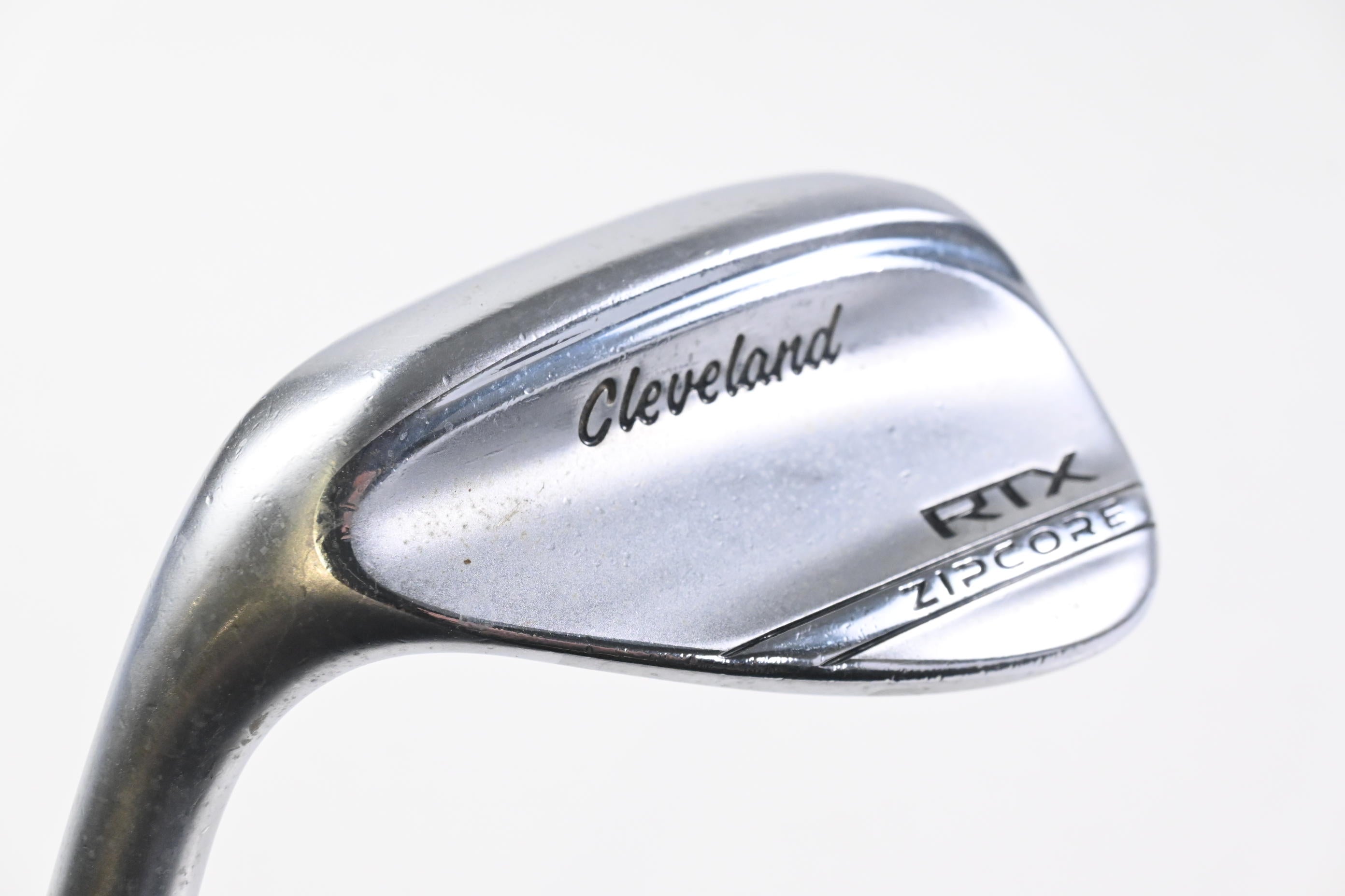 Left Hand Cleveland RTX ZipCore Gap Wedge / 52 Degree / Wedge Flex Dynamic Gold