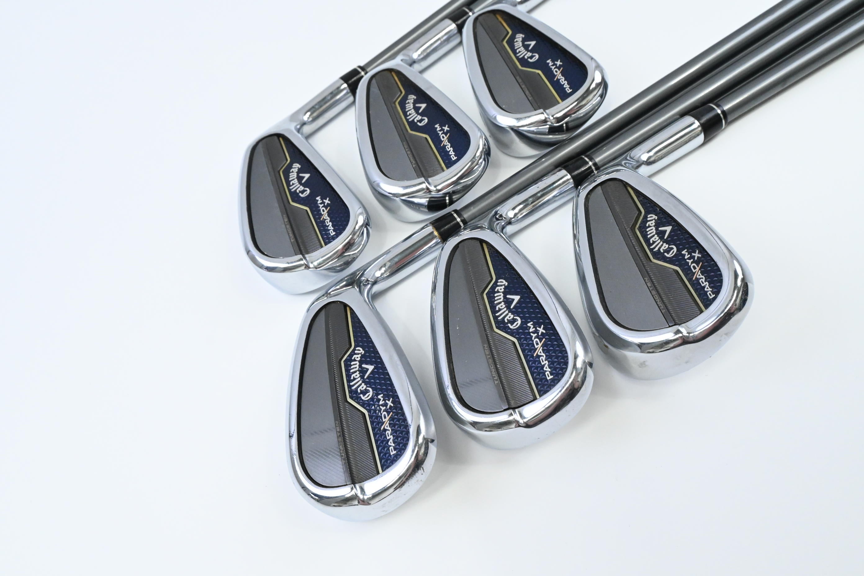 Callaway Paradym X Irons / 5-PW / Regular Flex HZRDUS Gen4 Silver 65 Shaft