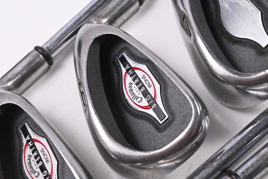 Callaway Big Bertha 2002 Irons / 5-PW+SW / Stiff Flex Dynamic Gold S300 Shafts