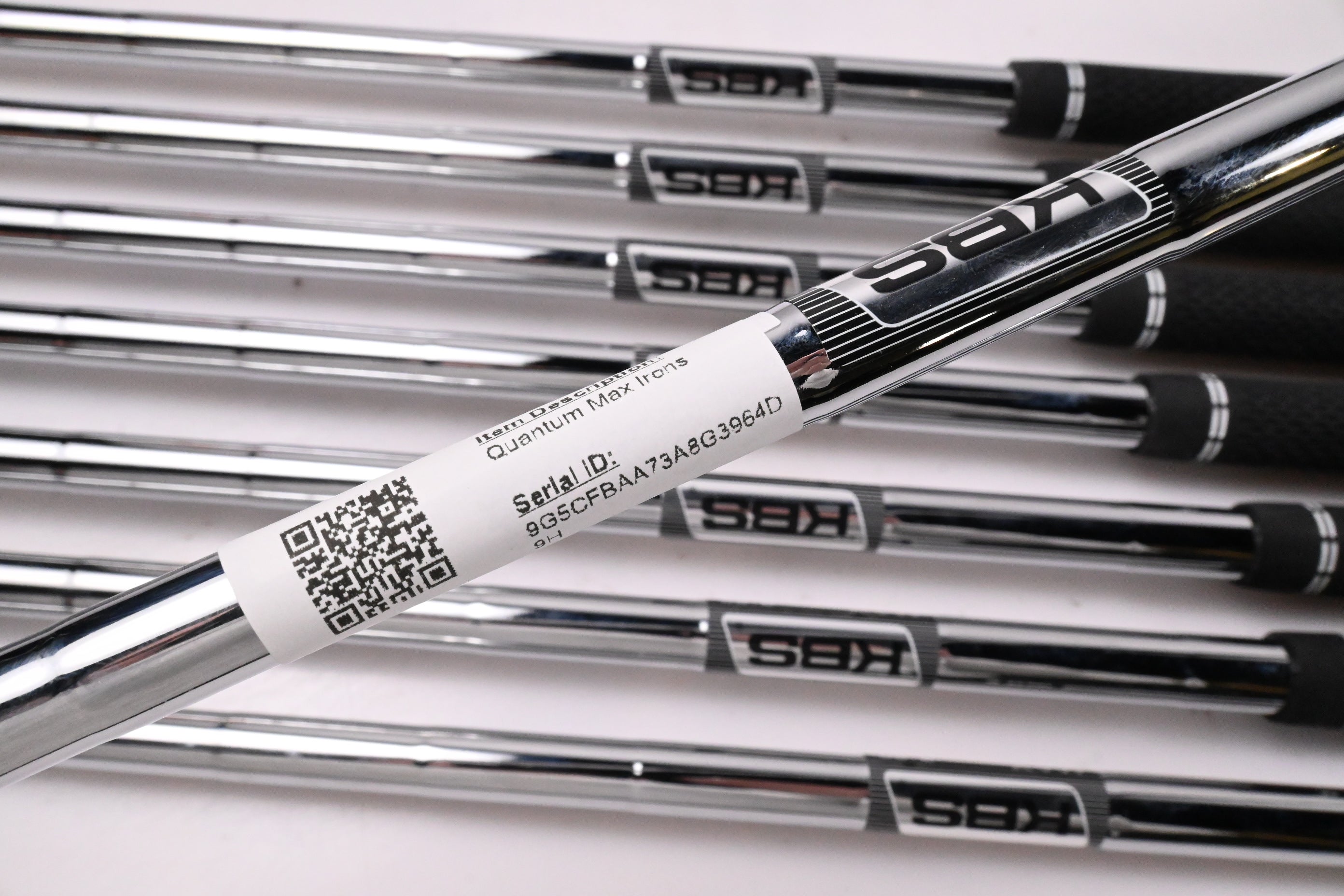 Callaway Quantum Max Irons / 5-PW+GW+SW / Regular Flex KBS MAX 90 Shafts