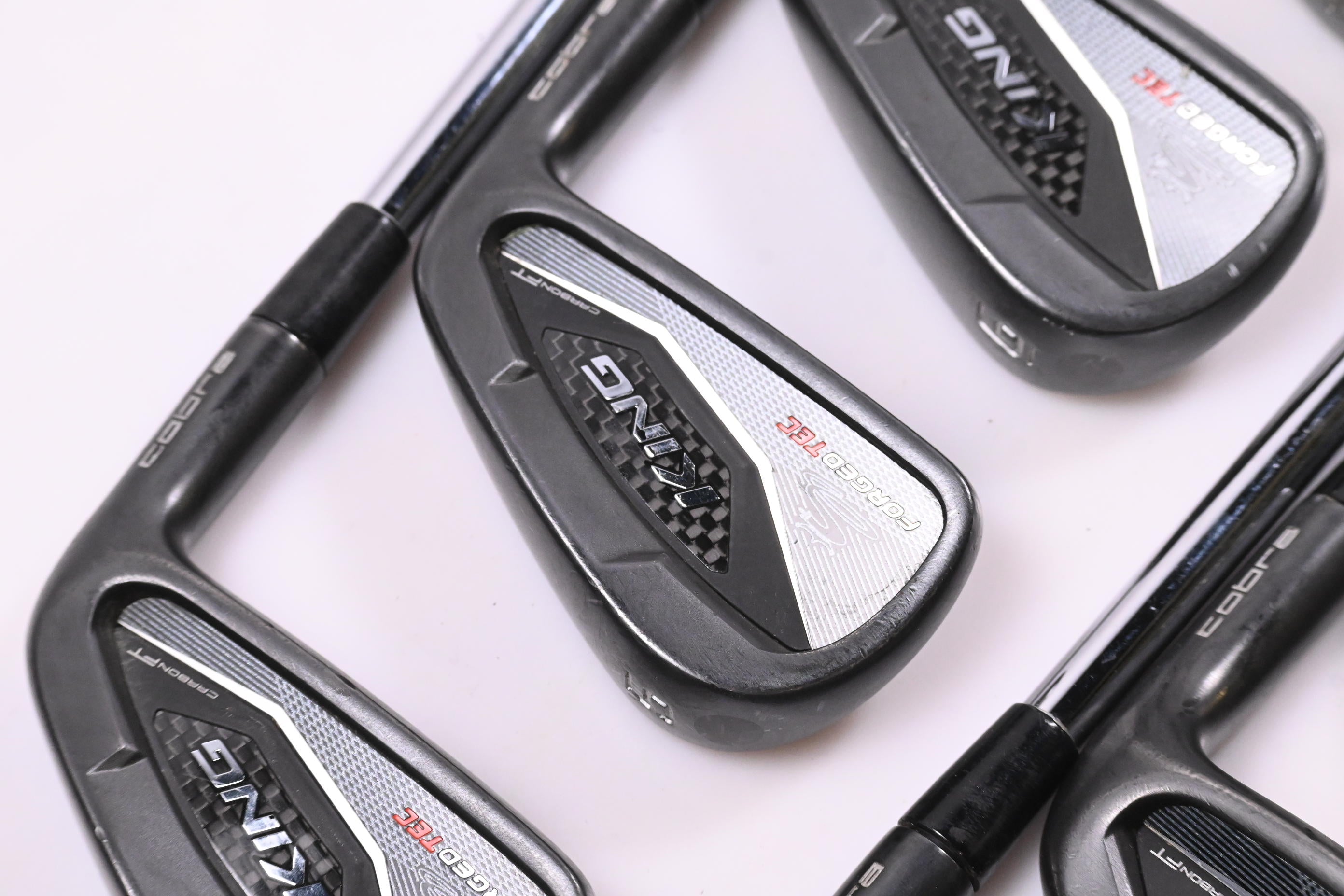 Cobra King Forged Tec Black Irons / 4-PW+GW / Stiff Flex KBS Tour FLT 120