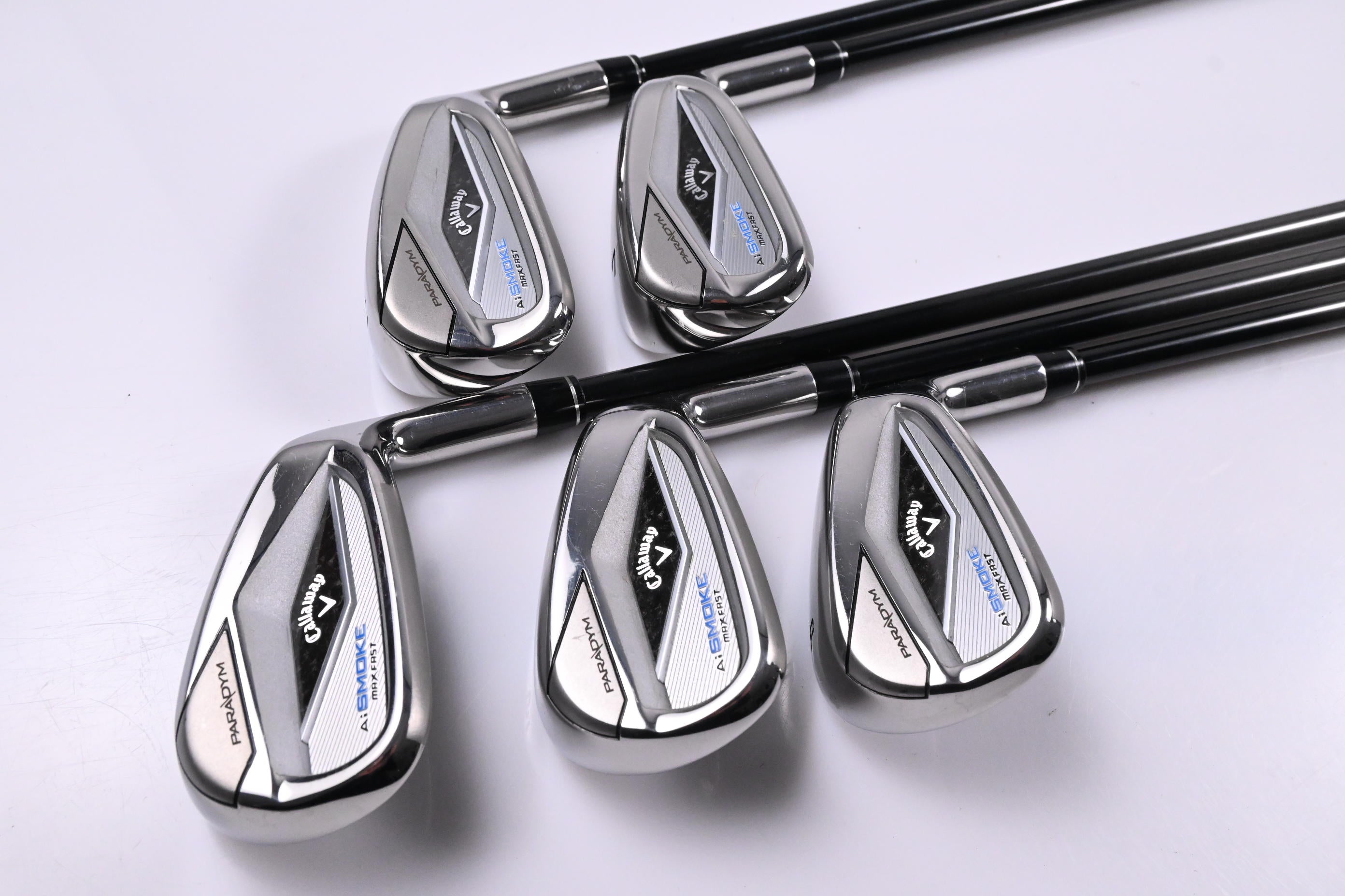 Callaway Paradym Ai Smoke Max Fast Irons / 6-PW / Senior Flex Tensei Blue 40
