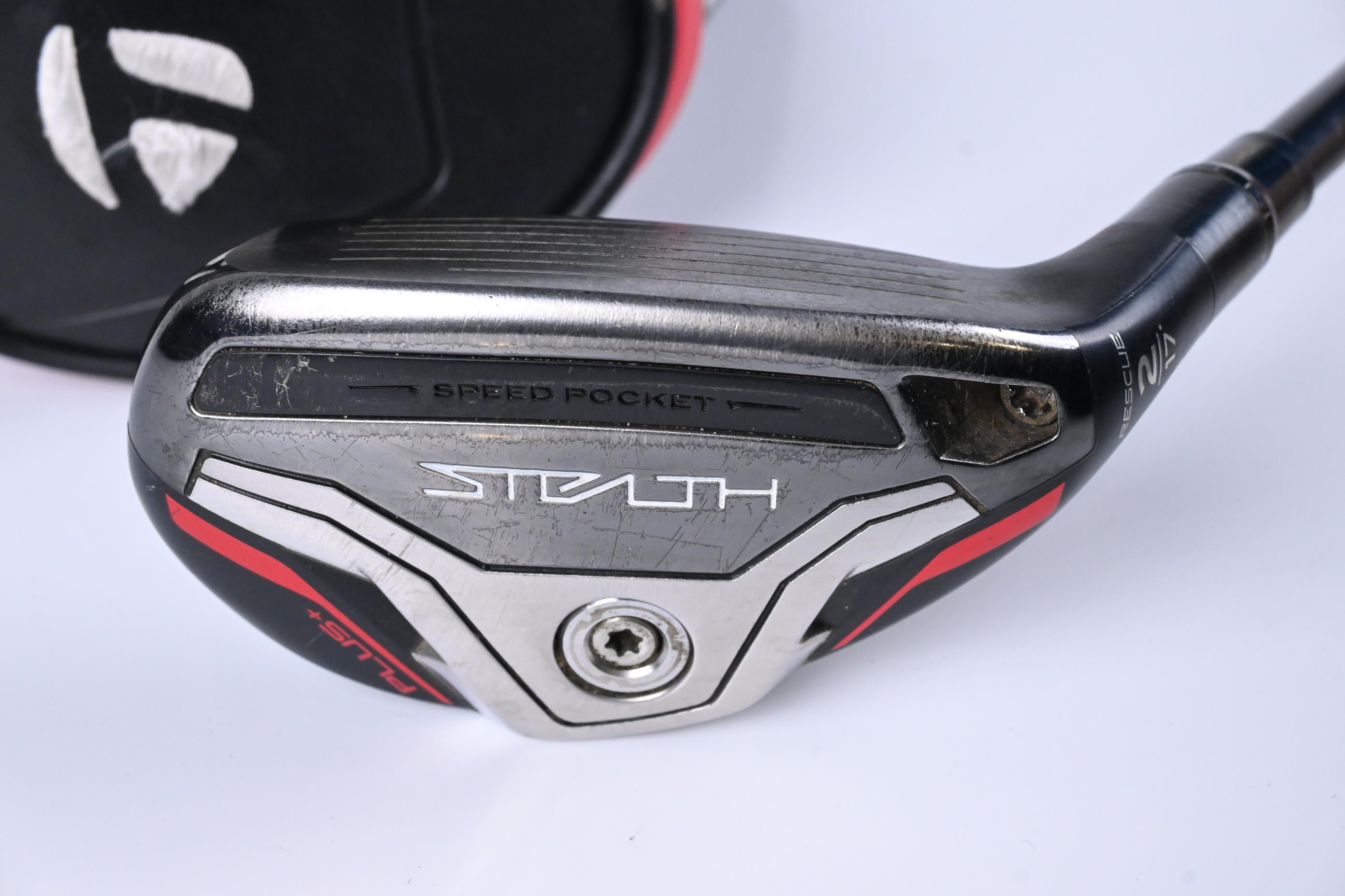 Taylormade Stealth Plus #2 Hybrid / 17 Degree / Stiff Flex HZRDUS Smoke Red RDX