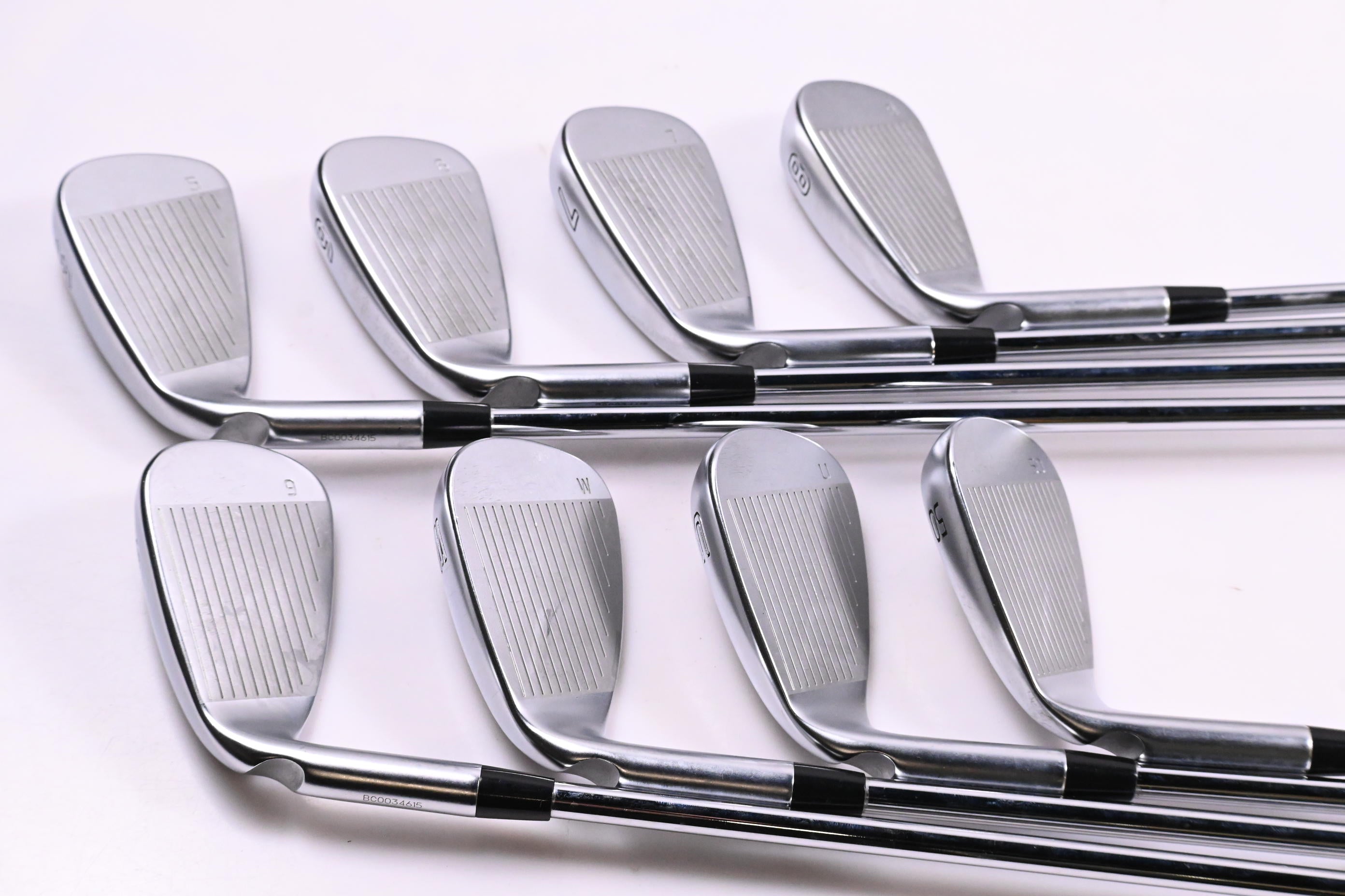 Ping G730 Irons / 5-PW+GW+50° / White Dot / Regular Flex Elevate MPH 95 Shafts