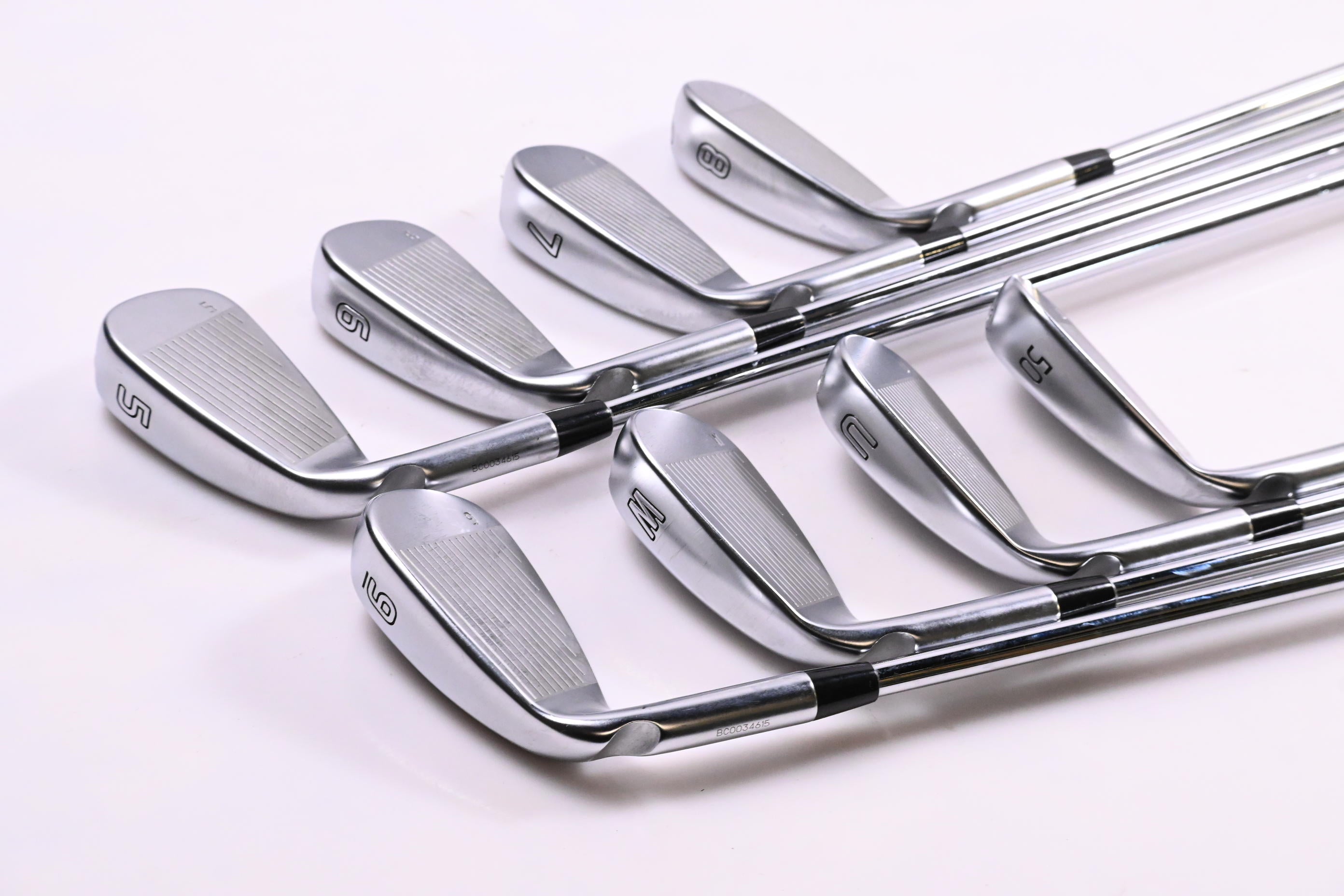 Ping G730 Irons / 5-PW+GW+50° / White Dot / Regular Flex Elevate MPH 95 Shafts