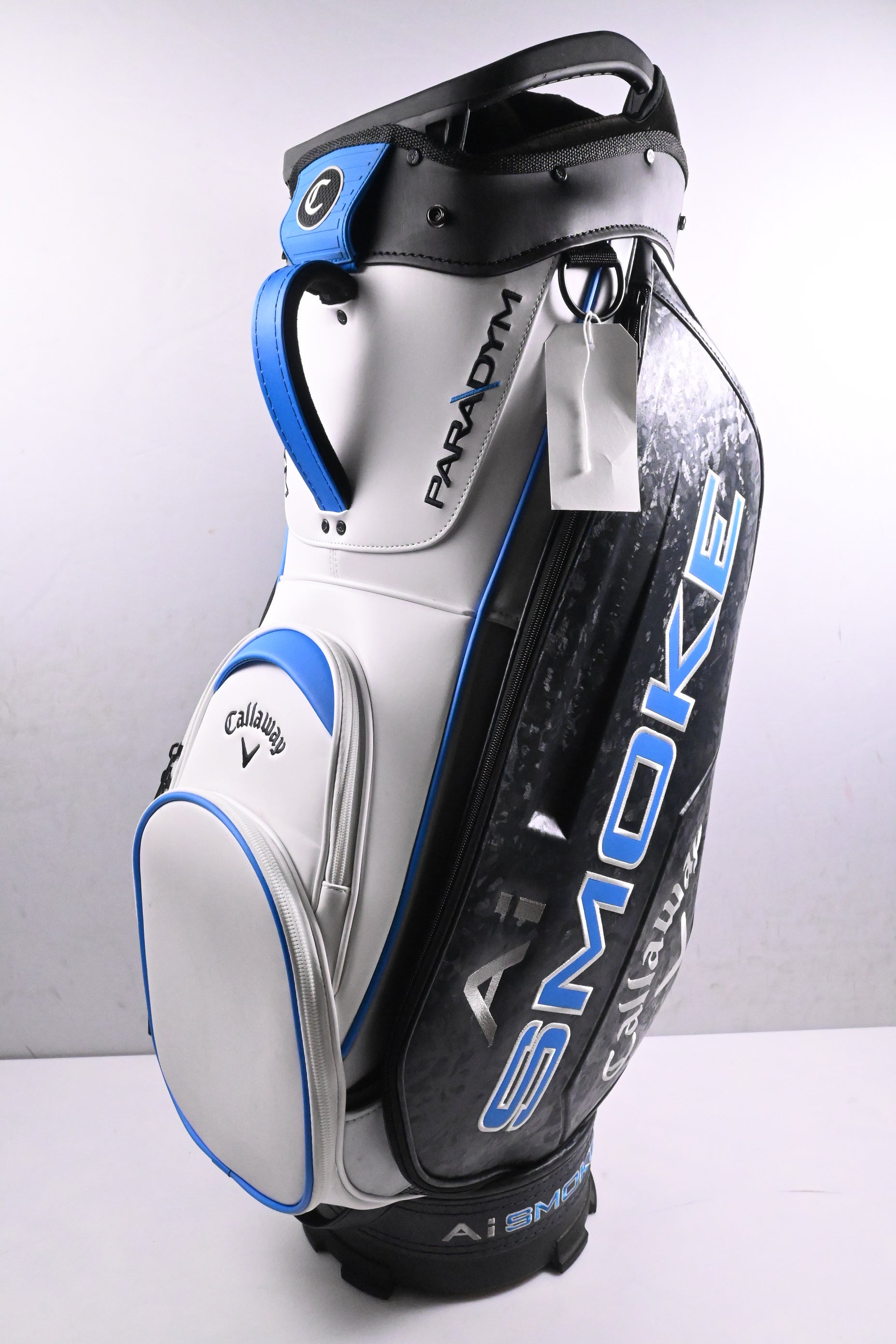 Callaway Paradym Ai Smoke Tour Bag / 14-Way Divider / Black, White, Blue