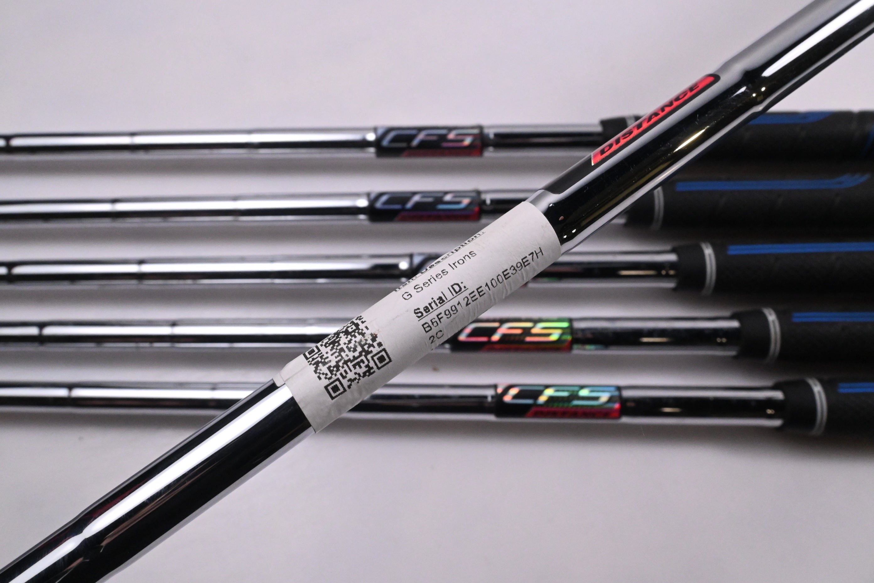Left Hand Ping G Series Irons / 6-PW+SW / Blue Dot / Senior Flex CFS Distance