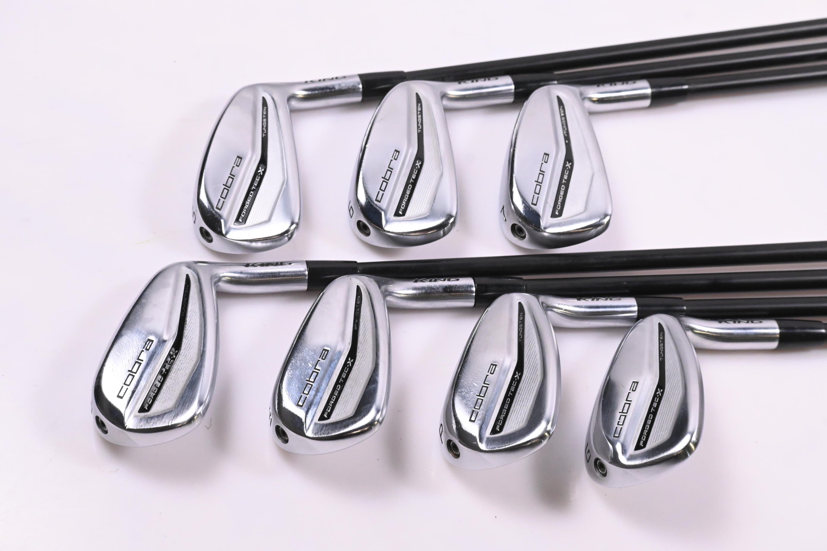 Cobra Forged Tec X 2022 Irons / 5-PW+GW / Regular Flex KBS PGI 75 Shafts