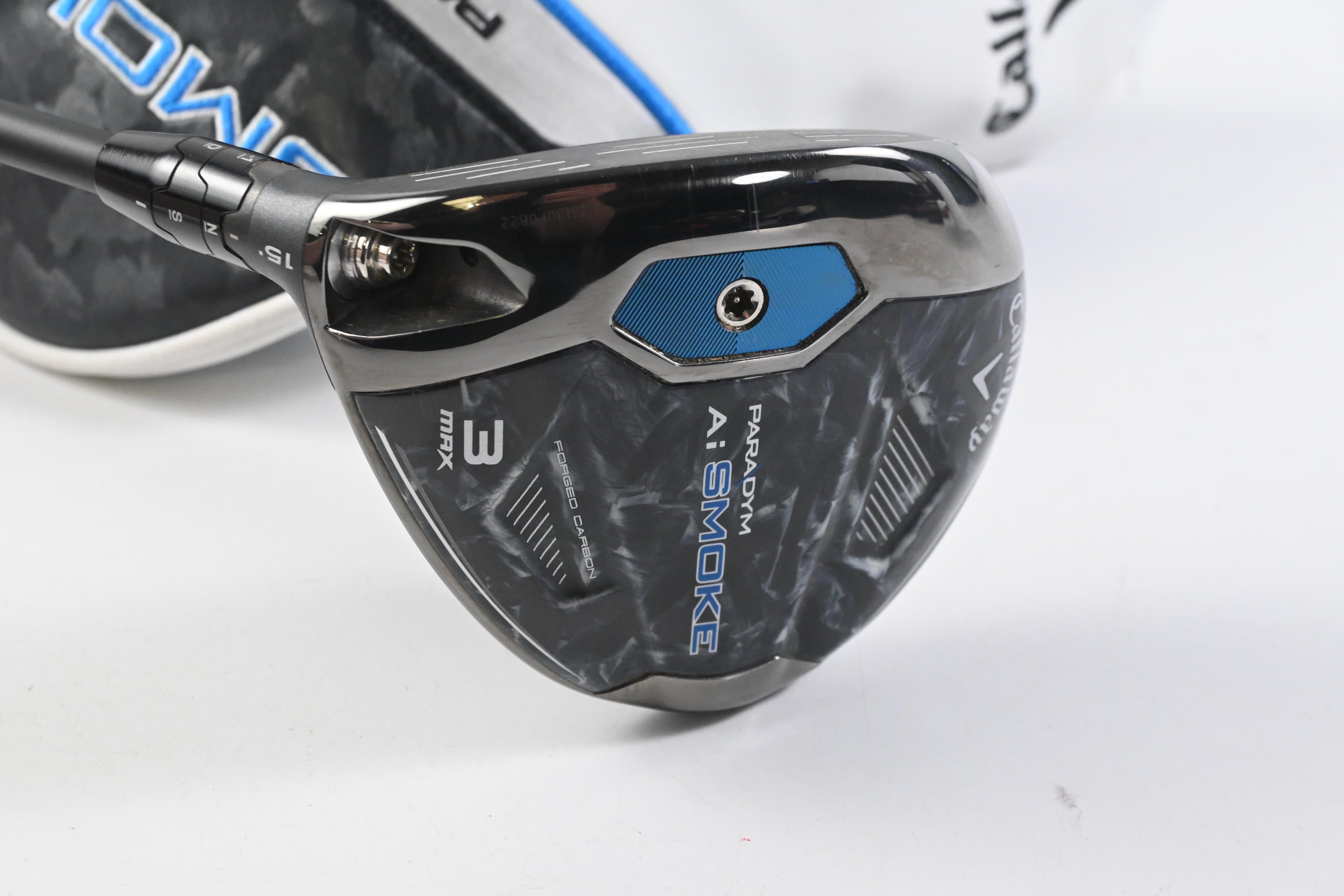 Left Hand Callaway Paradym Ai Smoke Max #3 Wood / 15 Degree / Regular Flex Tensei