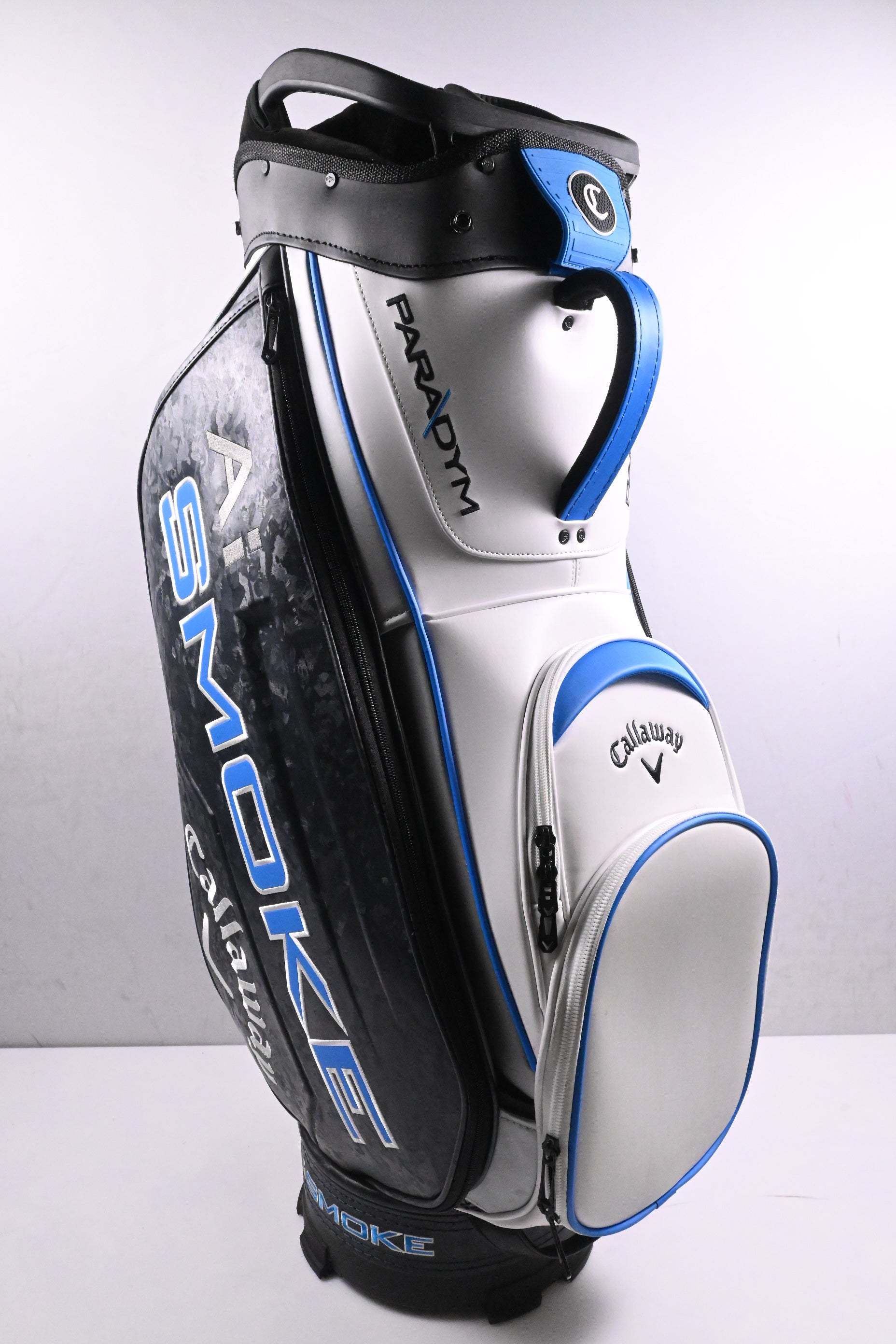Callaway Paradym Ai Smoke Tour Bag / 14-Way Divider / Black, White, Blue
