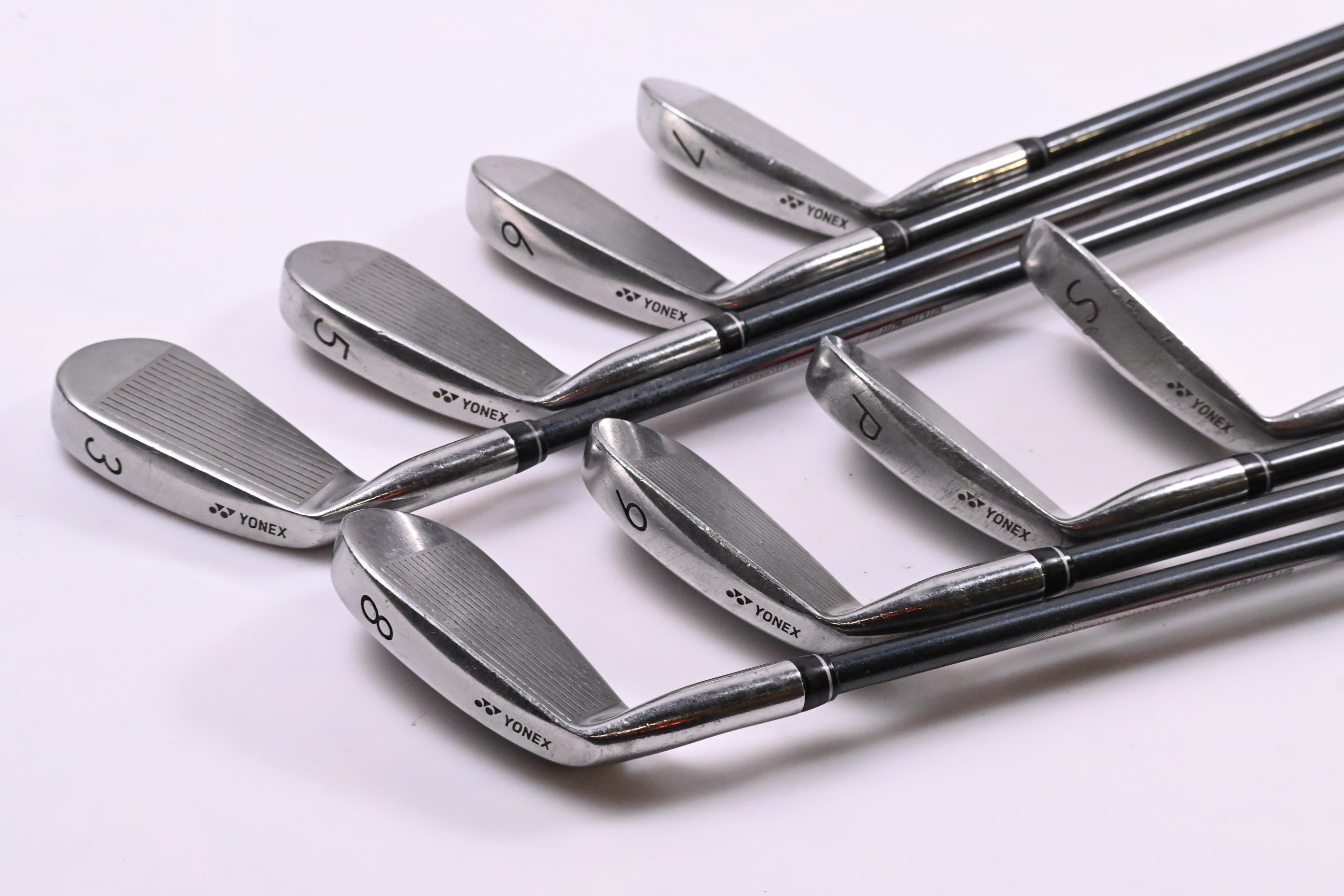 Yonex V-Mass 260 Irons / 3-PW+SW / Stiff Flex UltimumTi 5 Shafts / No 4 Iron