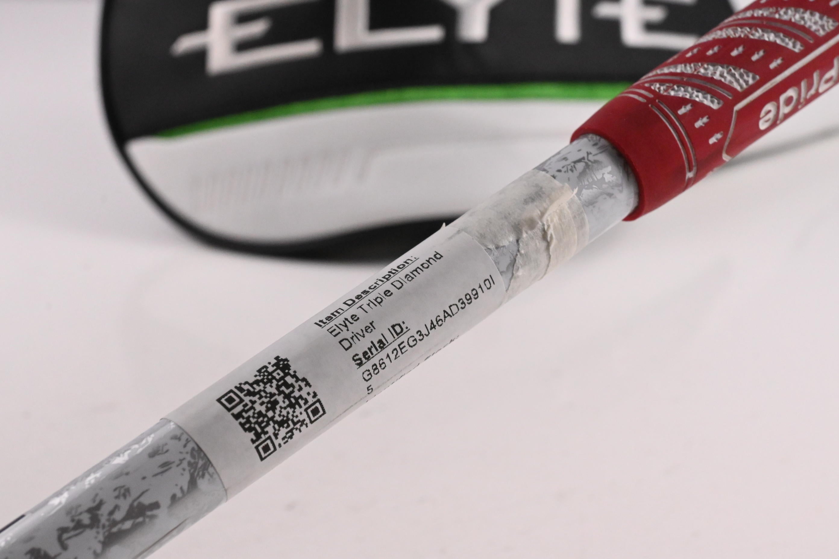 Callaway Elyte Triple Diamond Driver / 9 Degree / Stiff Flex Denali Charcoal 60