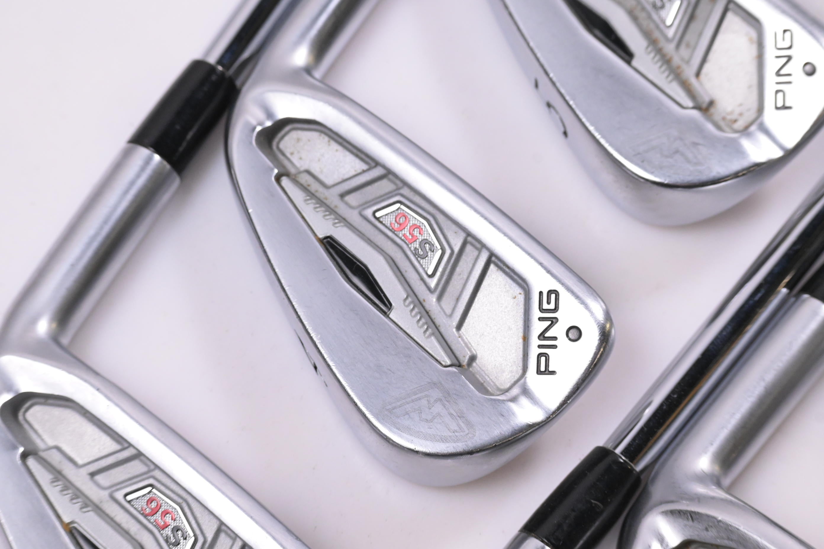 Ping S56 Irons / 3-PW / Black Dot / Stiff Flex Shimada S-Lite Shafts