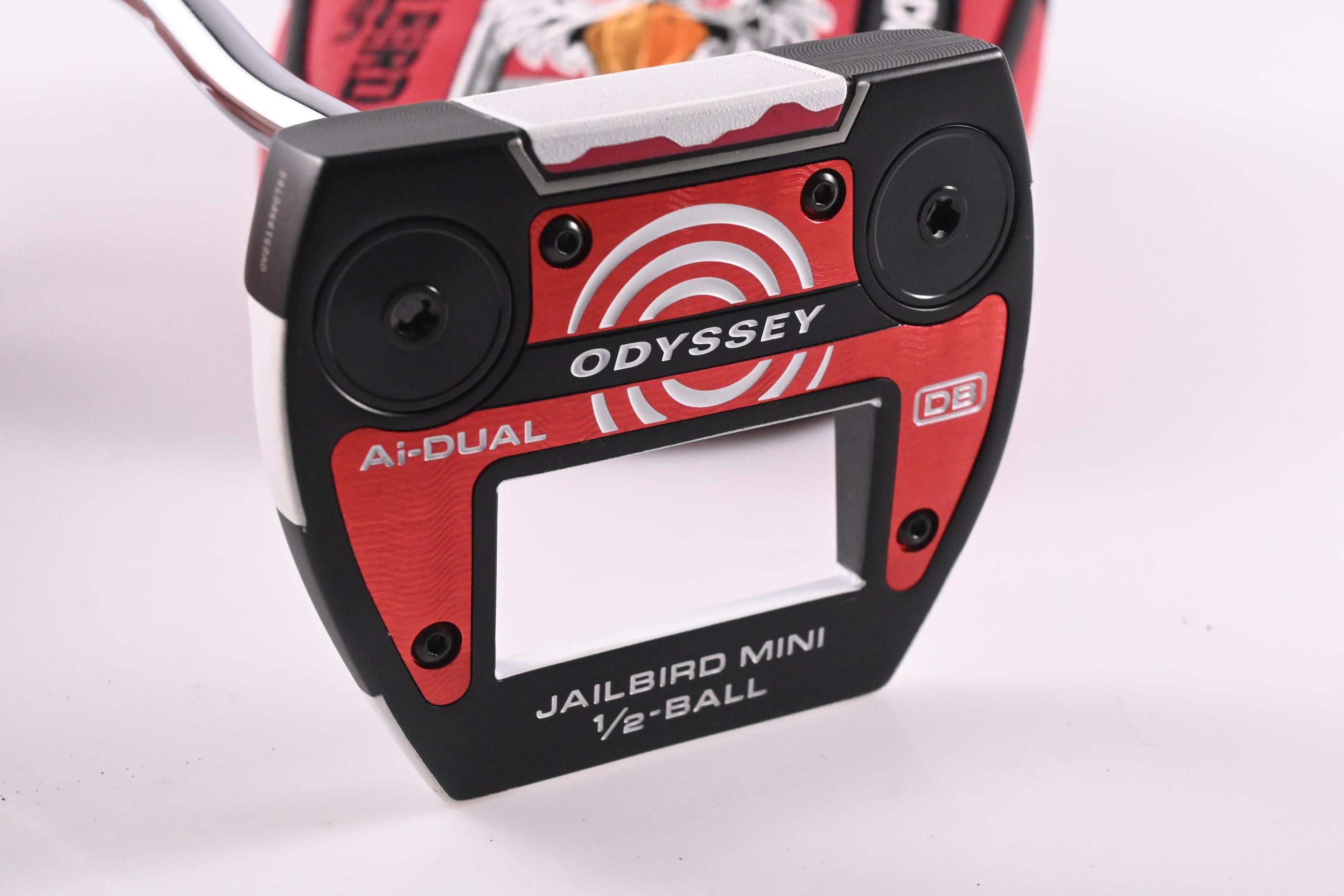 Left Hand Odyssey Ai-Dual Jailbird Mini 1/2 Ball DB Putter / 34 Inch
