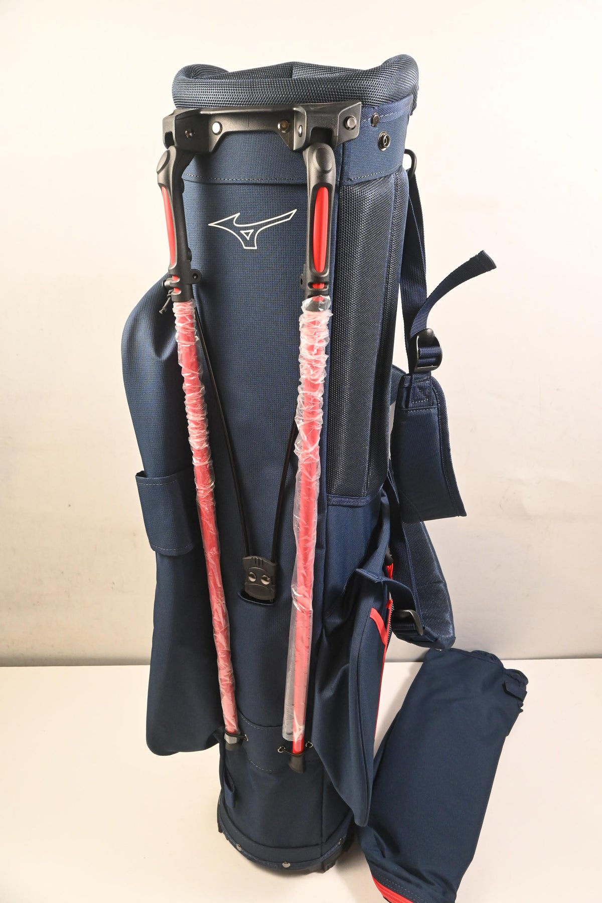 Mizuno BR-D3 Stand Bag / 4-Way Divider / Navy, White & Red