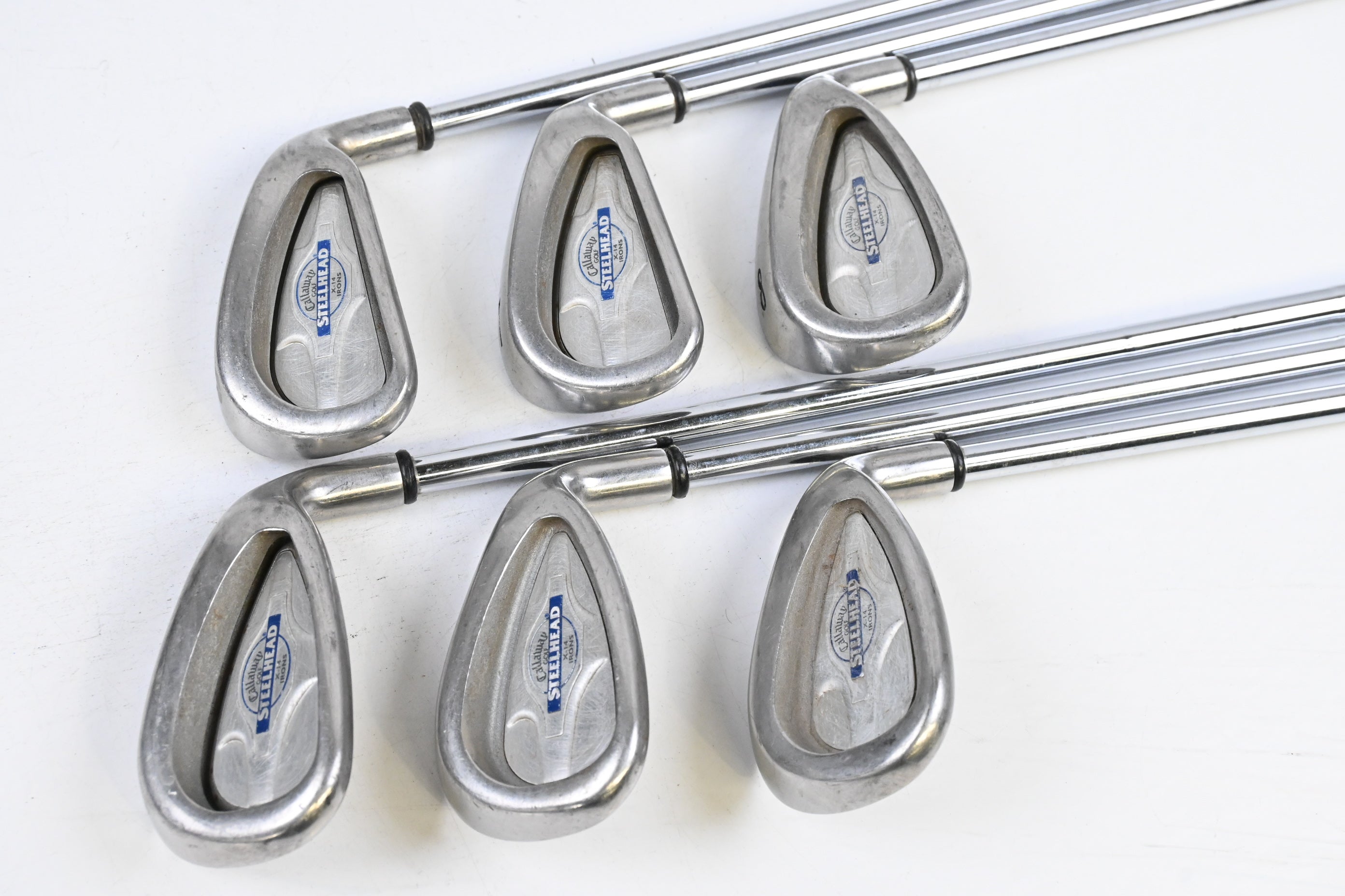 Callaway X-14 Irons / 6-PW+SW / Stiff Flex Callaway Steelhead Shafts