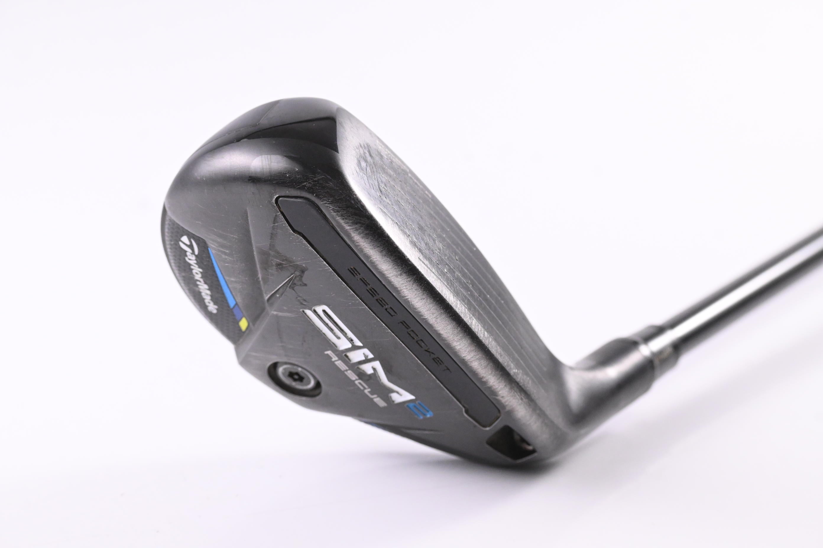 Taylormade SIM2 #4 Hybrid / 22 Degree / Regular Flex Tensei AV Raw Blue 70