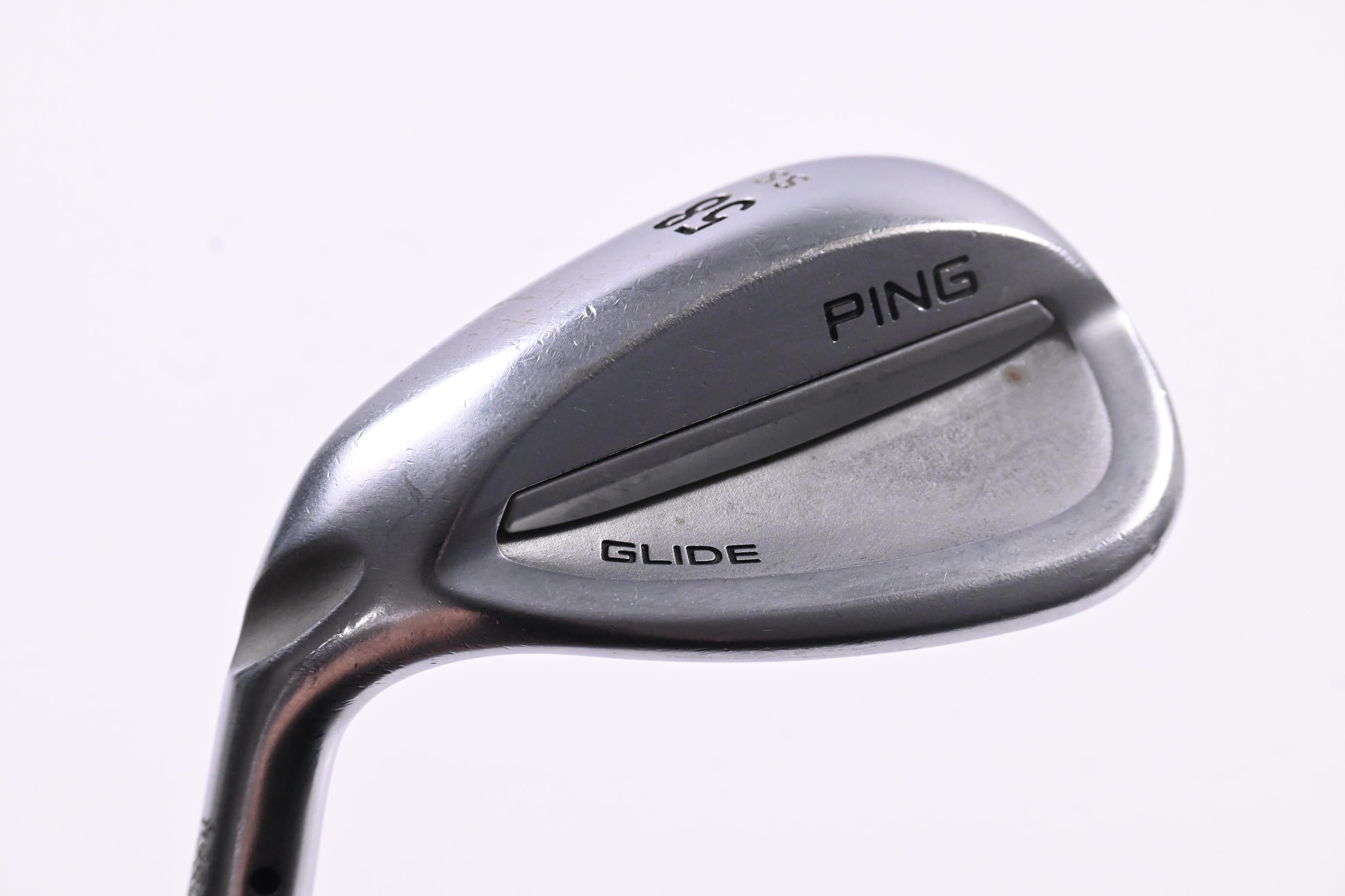 Left Hand Ping Glide Lob Wedge / 58 Degree / Black Dot / Stiff Flex Ping CFS