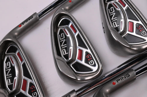 Ping G15 Irons / 4-PW+SW / Red Dot / Regular Flex Ping AWT Shafts