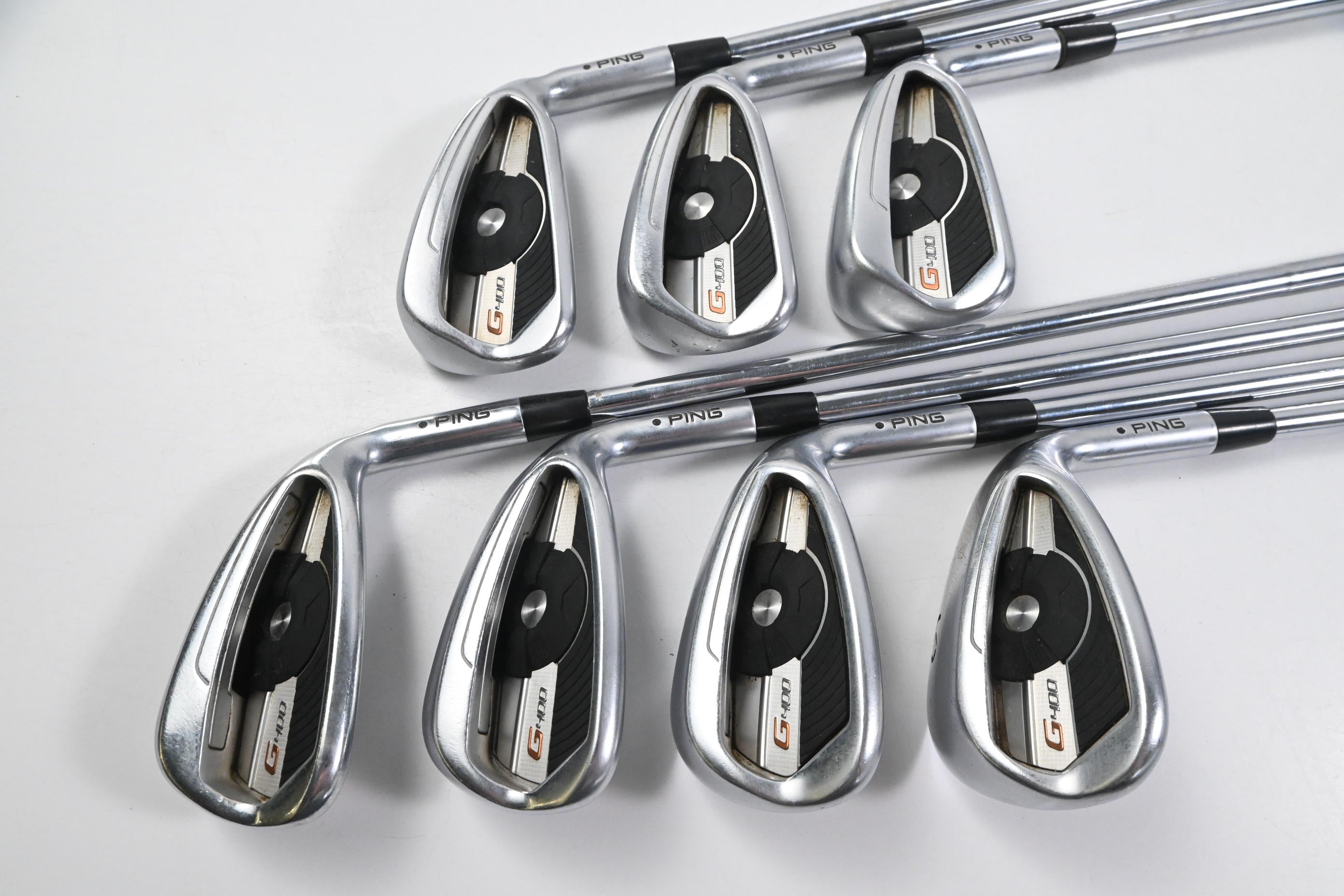 Ping G400 Irons / 5-PW+SW / Black Dot / Regular Flex N.S.PRO Modus3 Tour 105